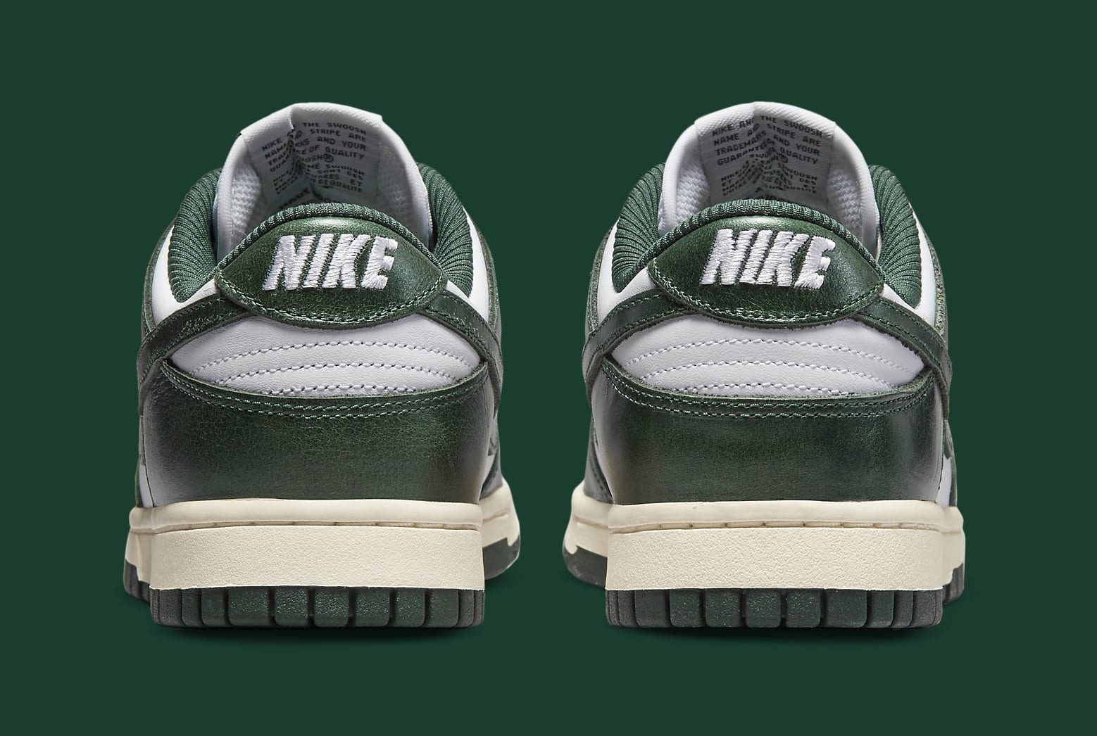 Nike Dunk Low Women's 'Vintage Green' DQ8580 100 Heel