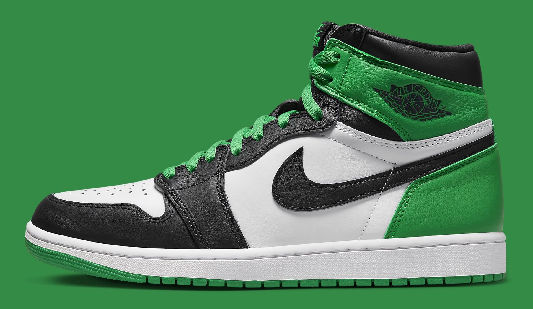 Detailed Look at the 'Lucky Green' Air Jordan 1 High Celticsinspired