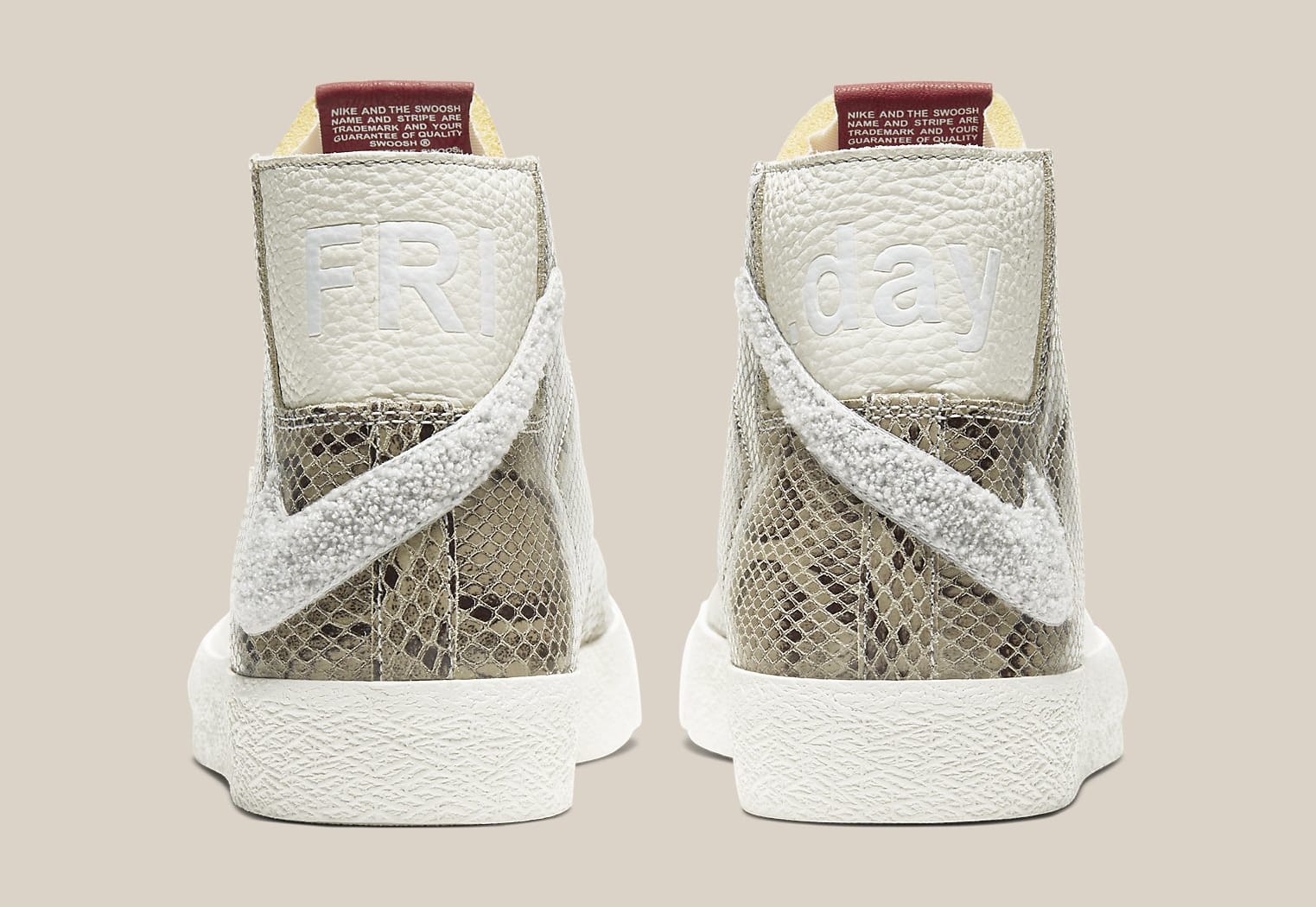 soulland nike blazer snakeskin