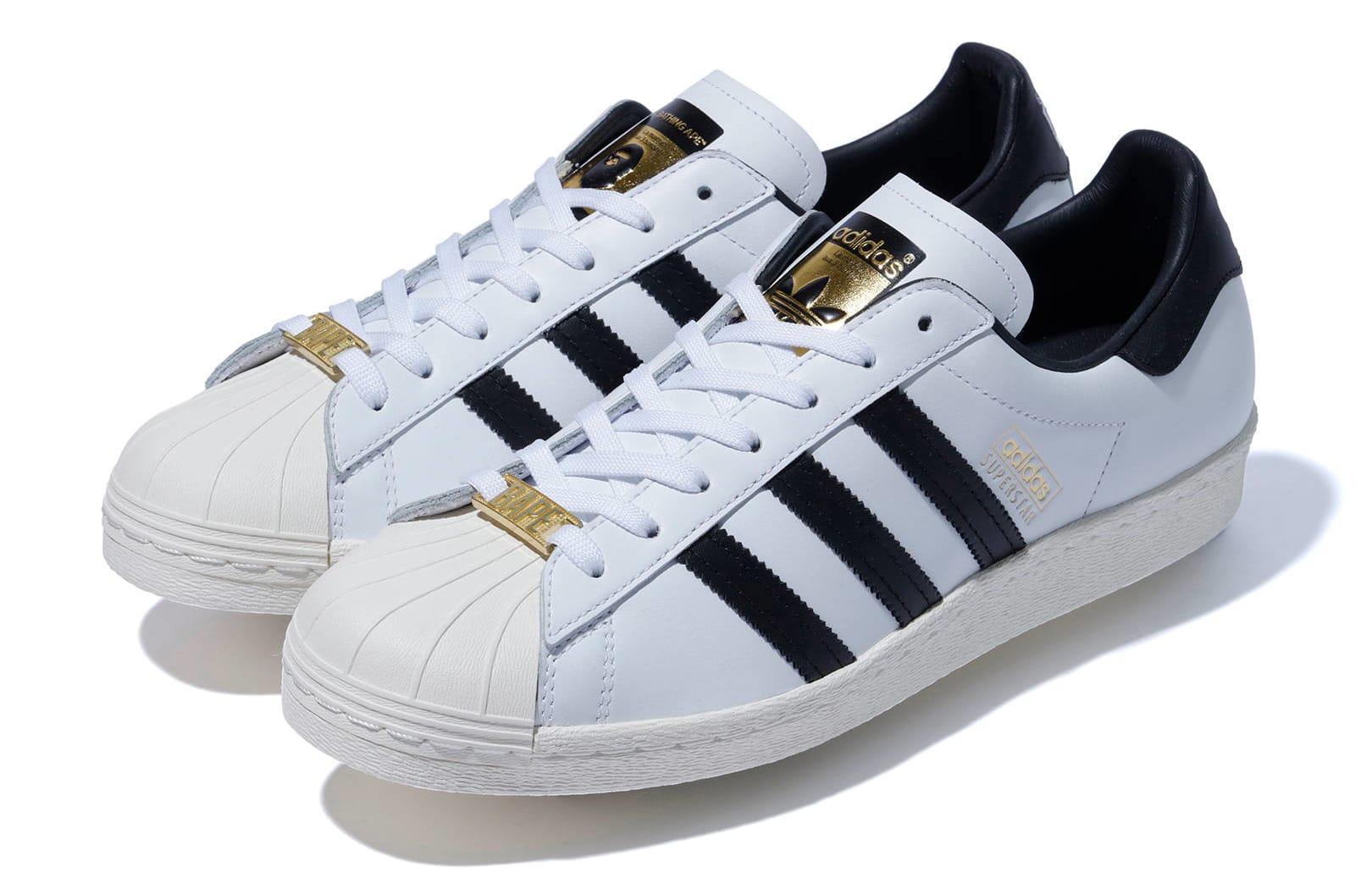 Bape x Adidas Originals Superstar Pair