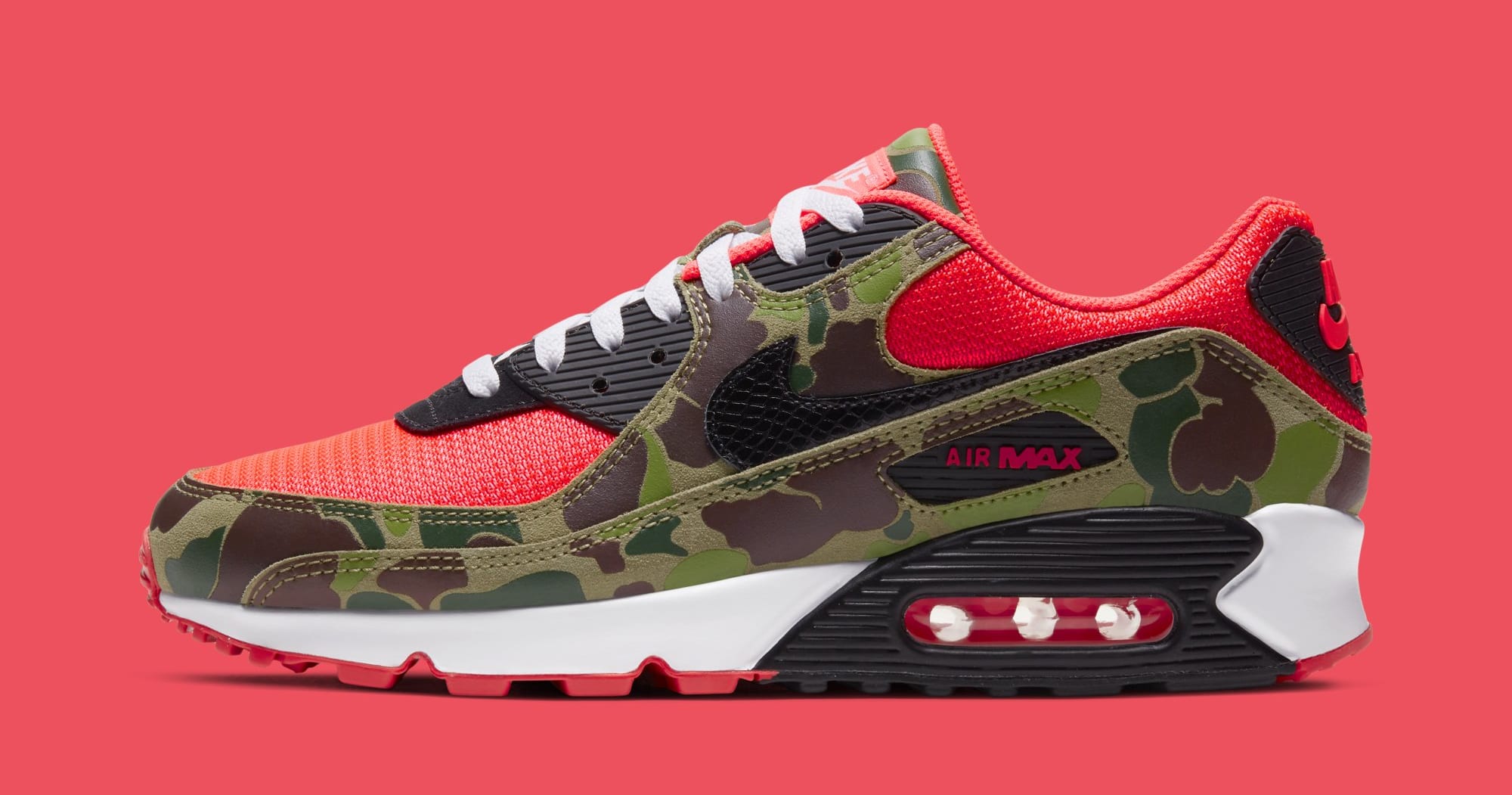 Nike Air Max 90 'Infrared Duck Camo' Release Date CW6024-600 ...