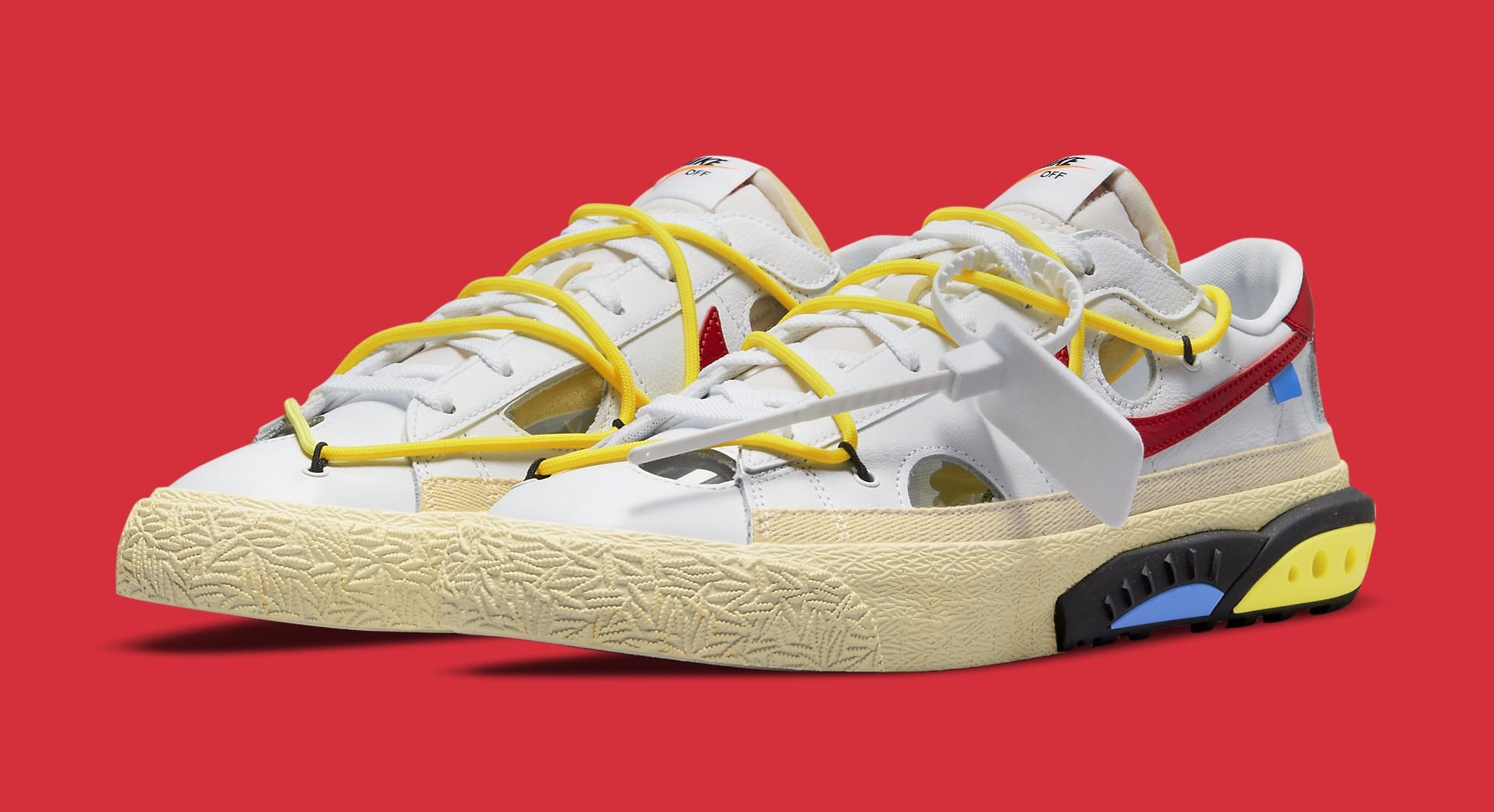 nike blazer low off white