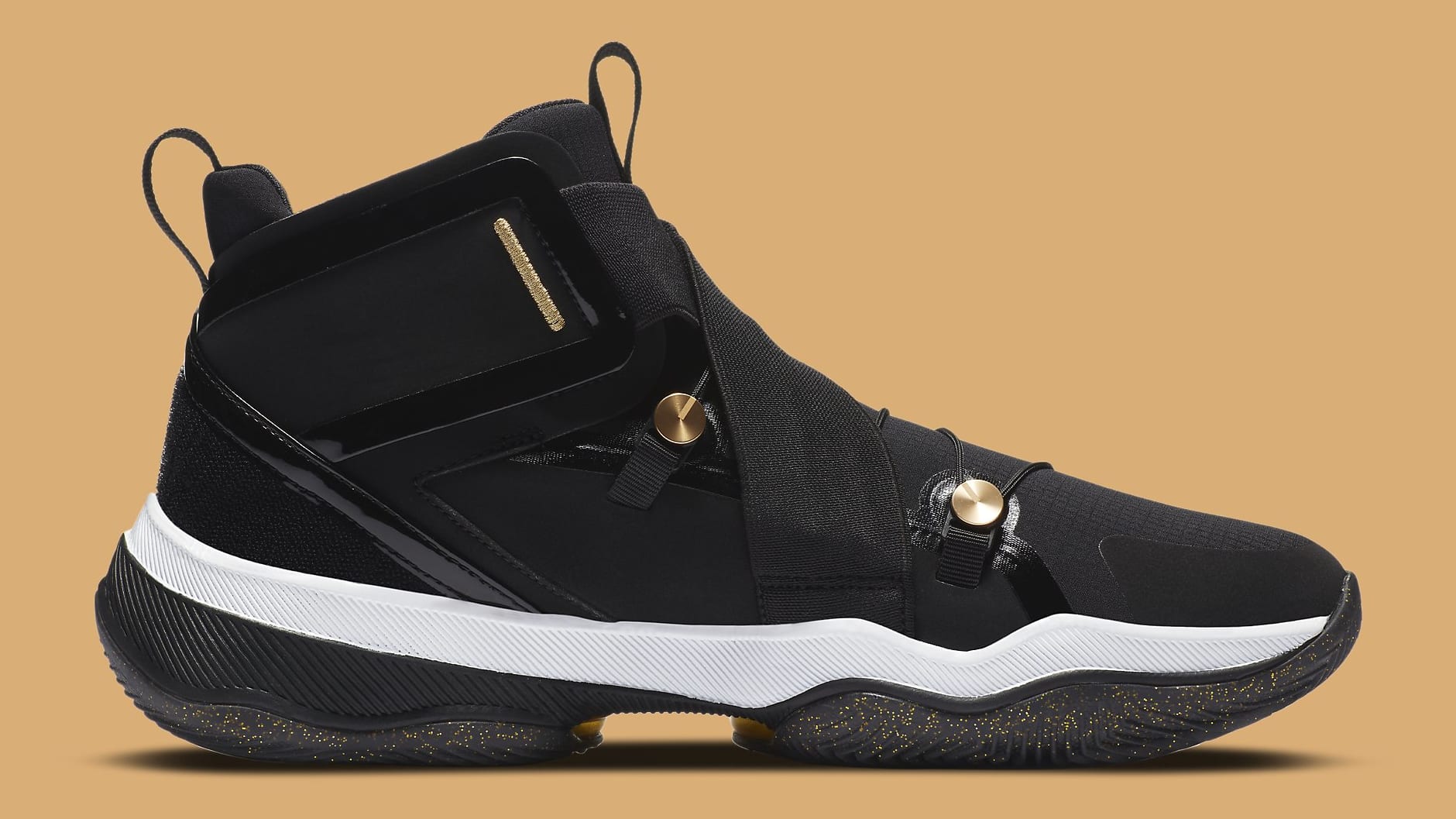 jordan 23 black and gold