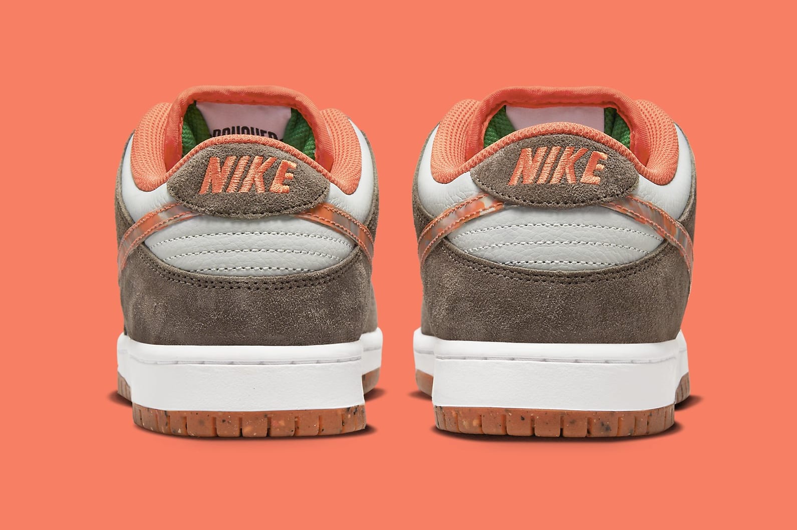 Crushed Skate Shop x Nike SB Dunk Low DH7782 001 Heel