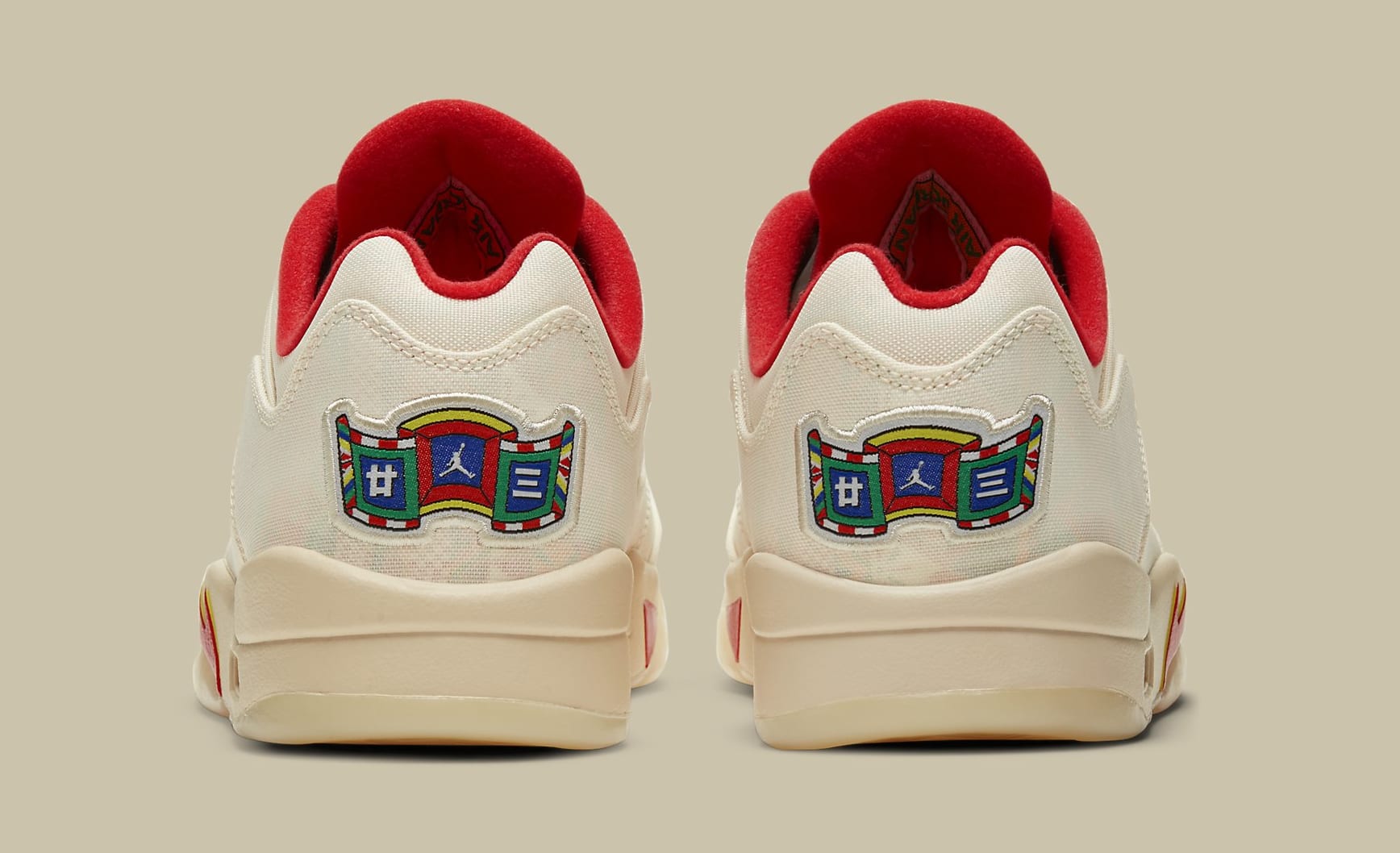 Air Jordan 5 Retro Low 'Chinese New Year' DD2240-100 Heel