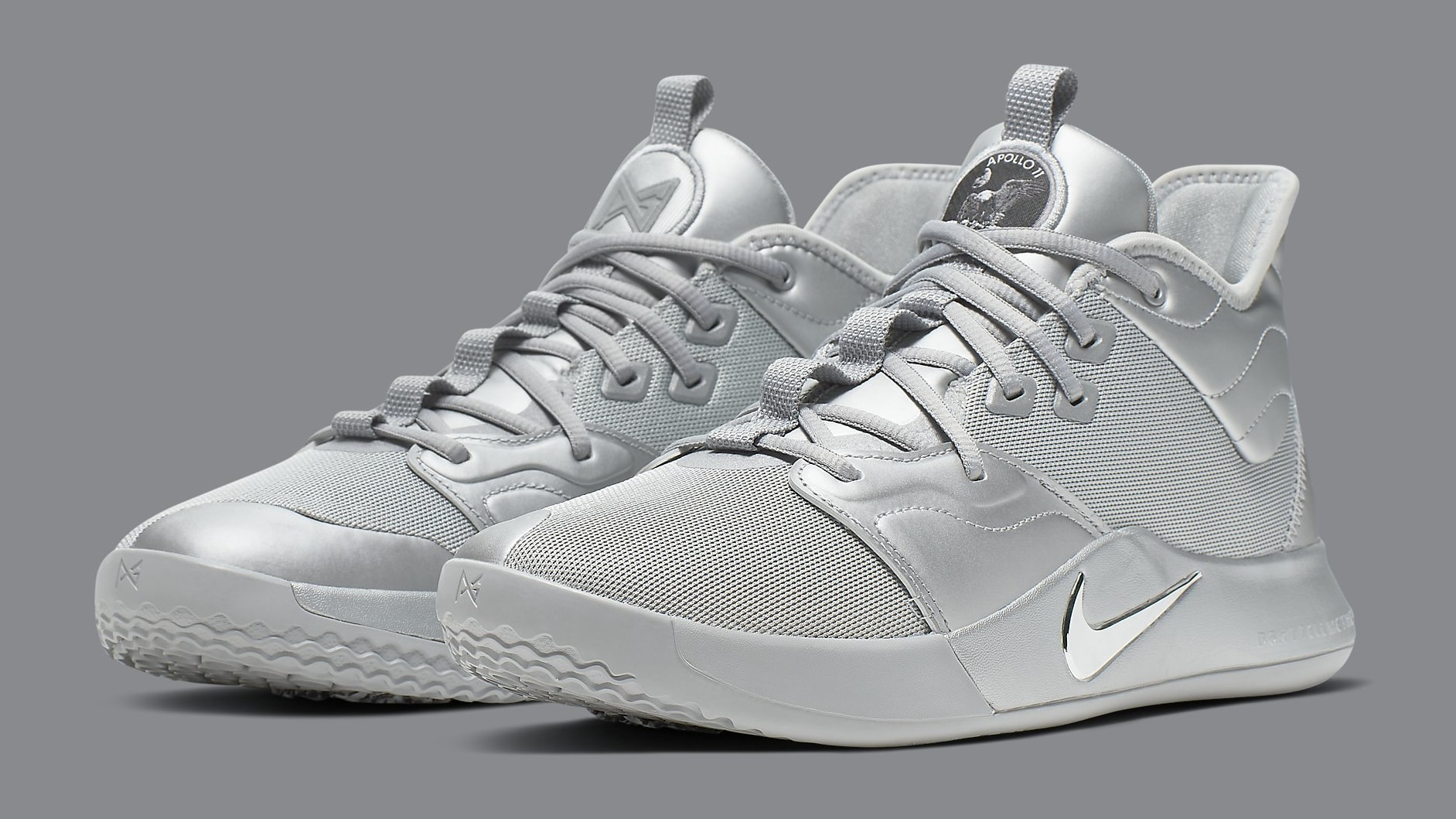 Nike PG 3 NASA Silver Release Date 