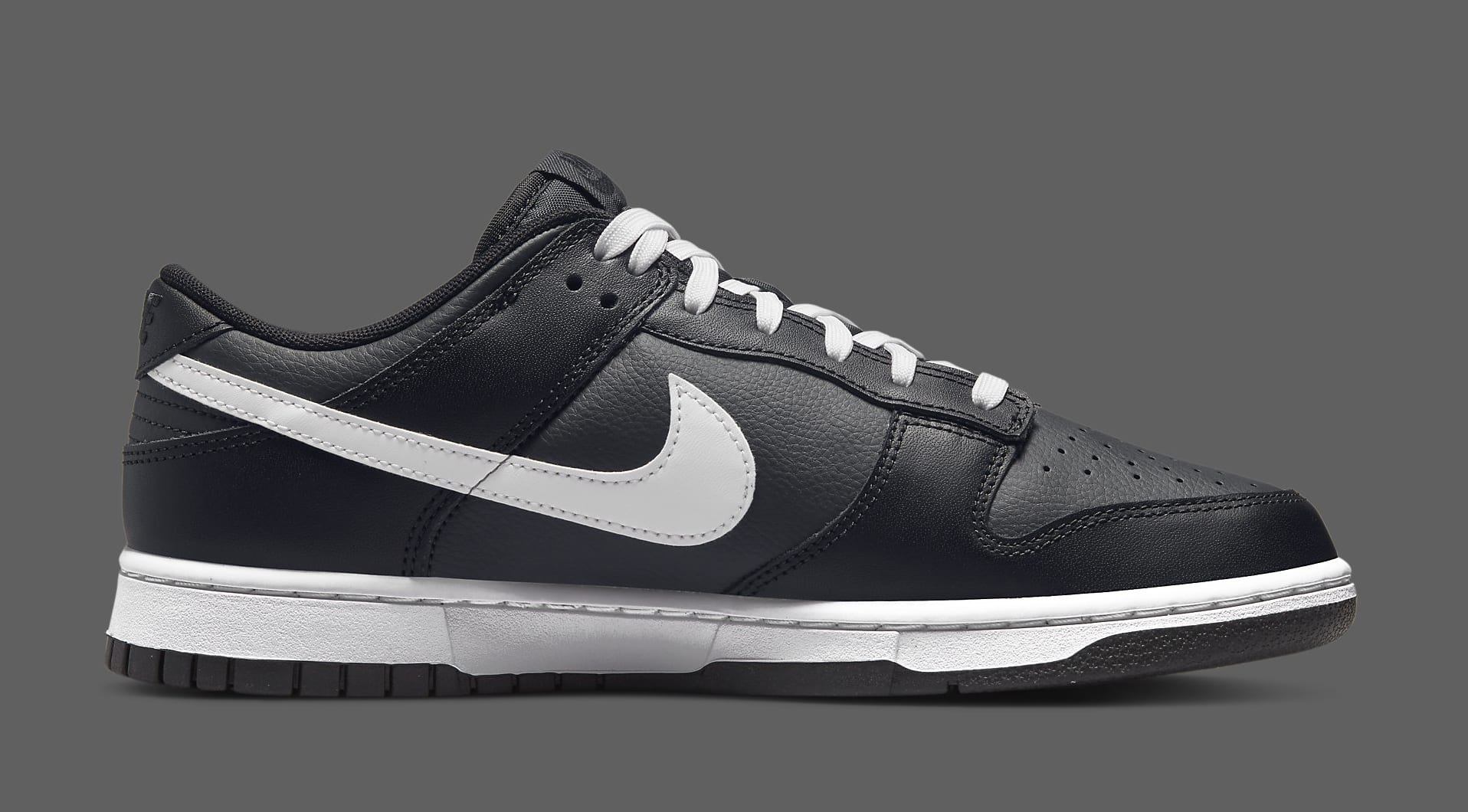 nike dunk black white release