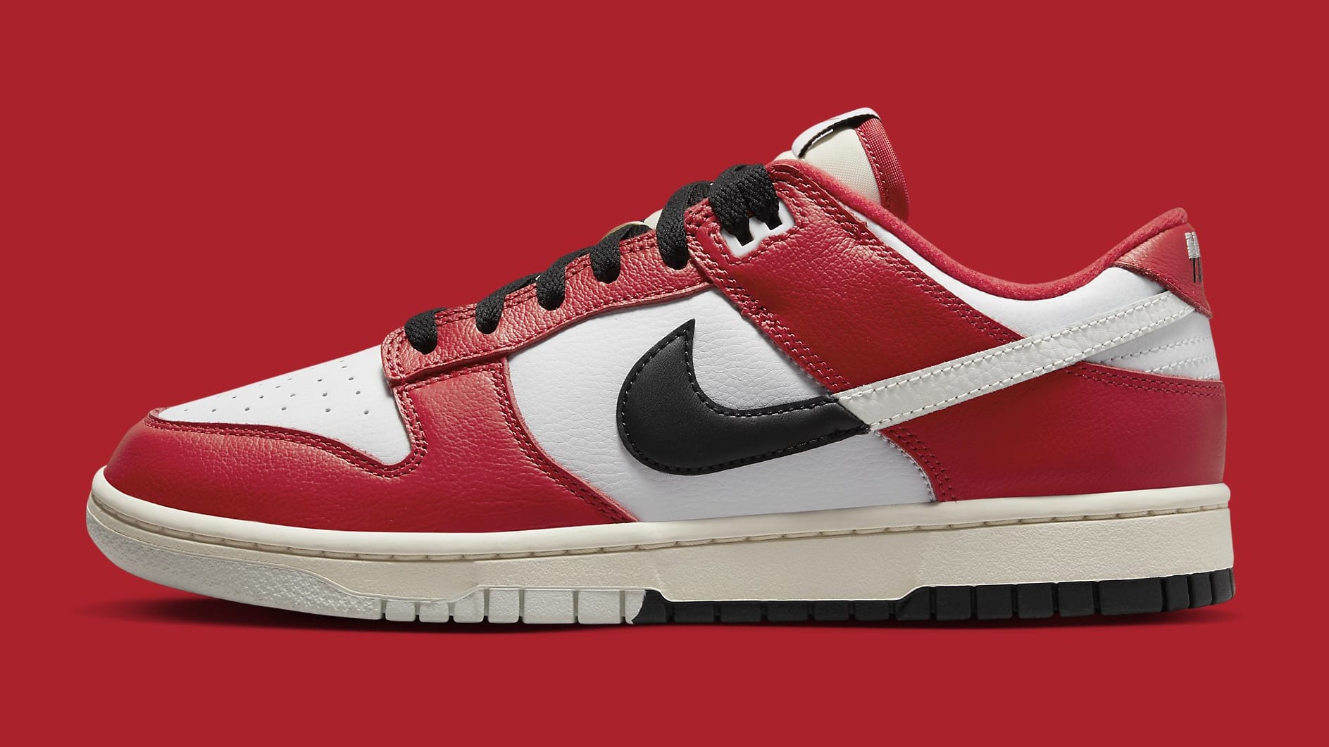 Best Look Yet at the 'Chicago Split' Nike Dunk Featuring new split details