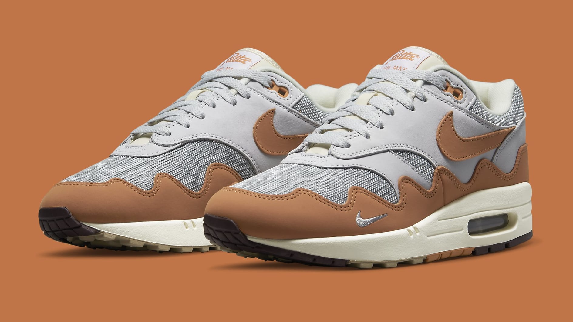 Patta x Nike Air Max 1 'Monarch' 'Aqua' 'Maroon' Release Date