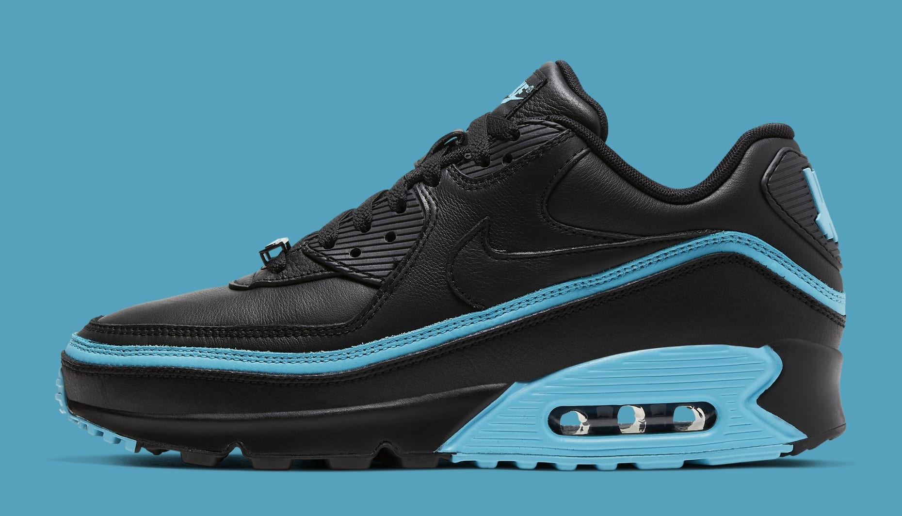 undefeated x nike air max 90 white blue fury