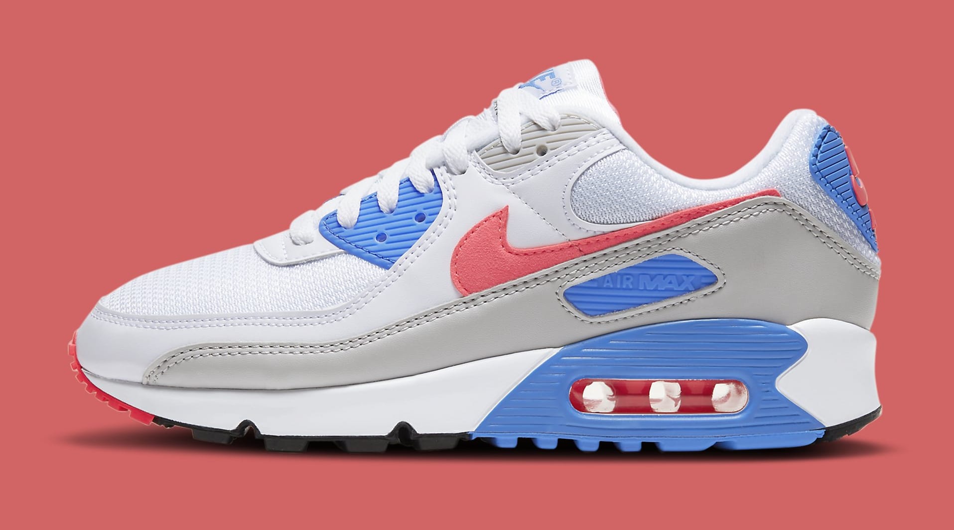 hot coral air max 90