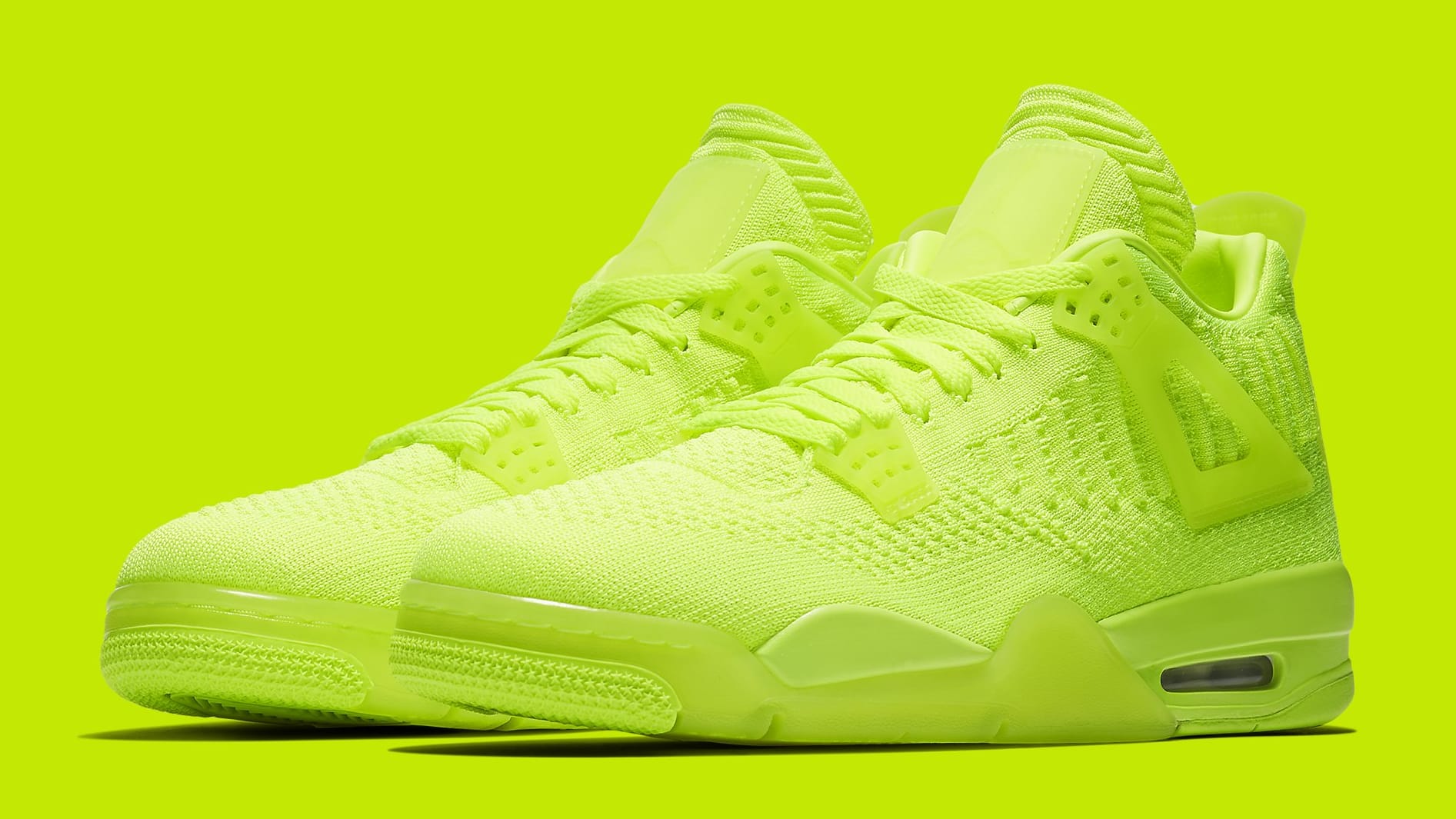 air jordan 4 retro flyknit volt