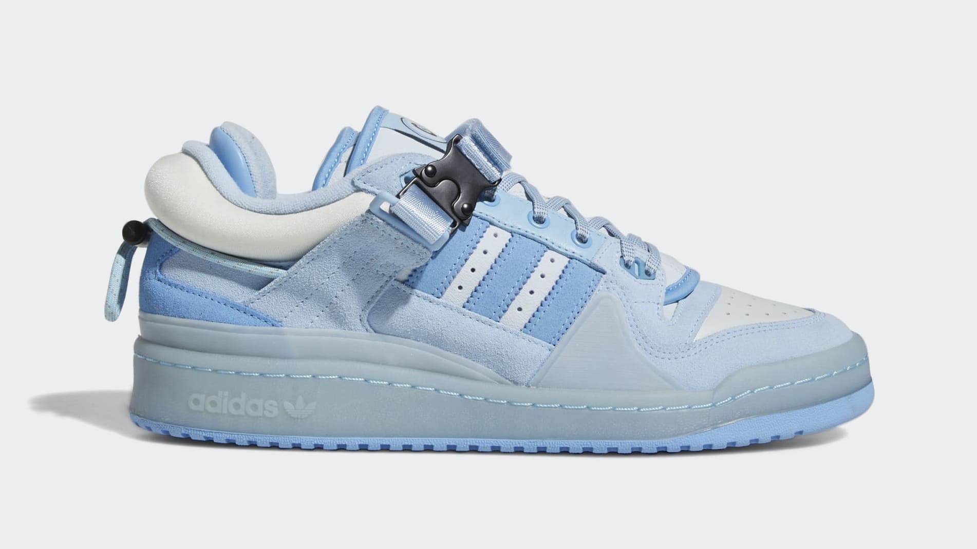 Bad Bunny x Adidas Forum Buckle Low 'Blue' GY9693 Lateral