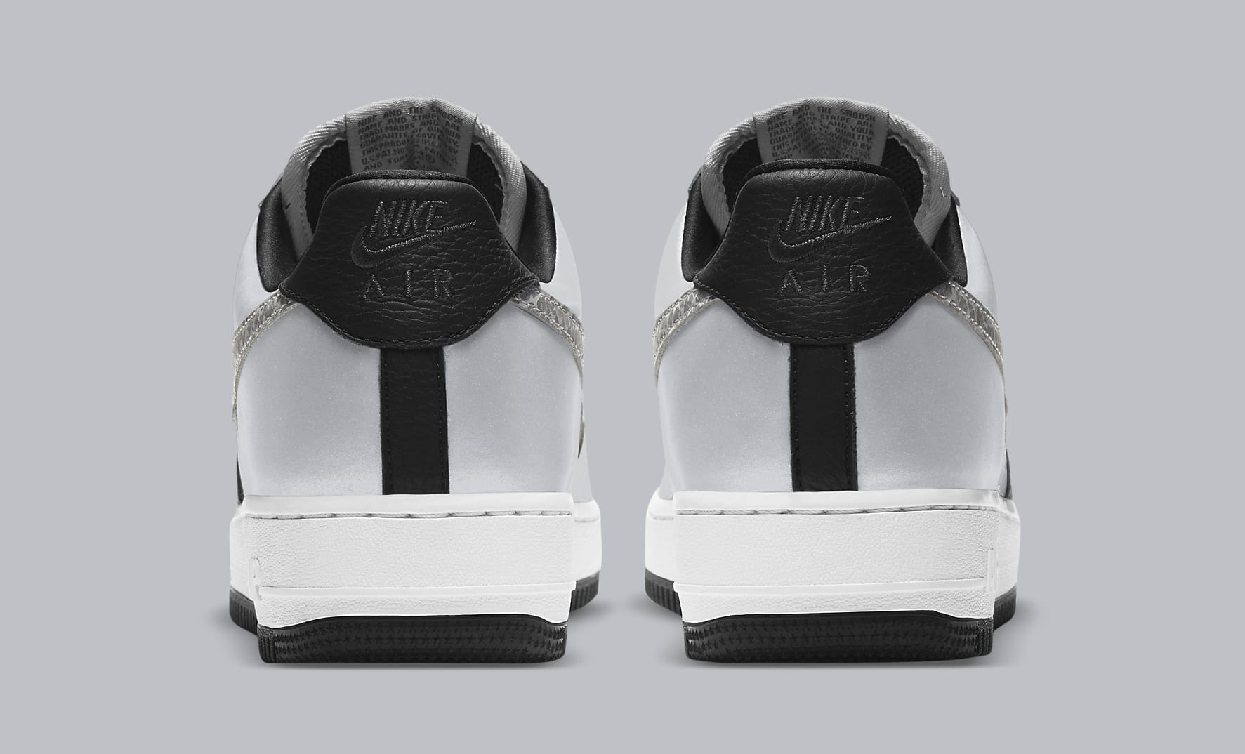 Nike Air Force 1 Low '3M Snake' DJ6033-001 Heel