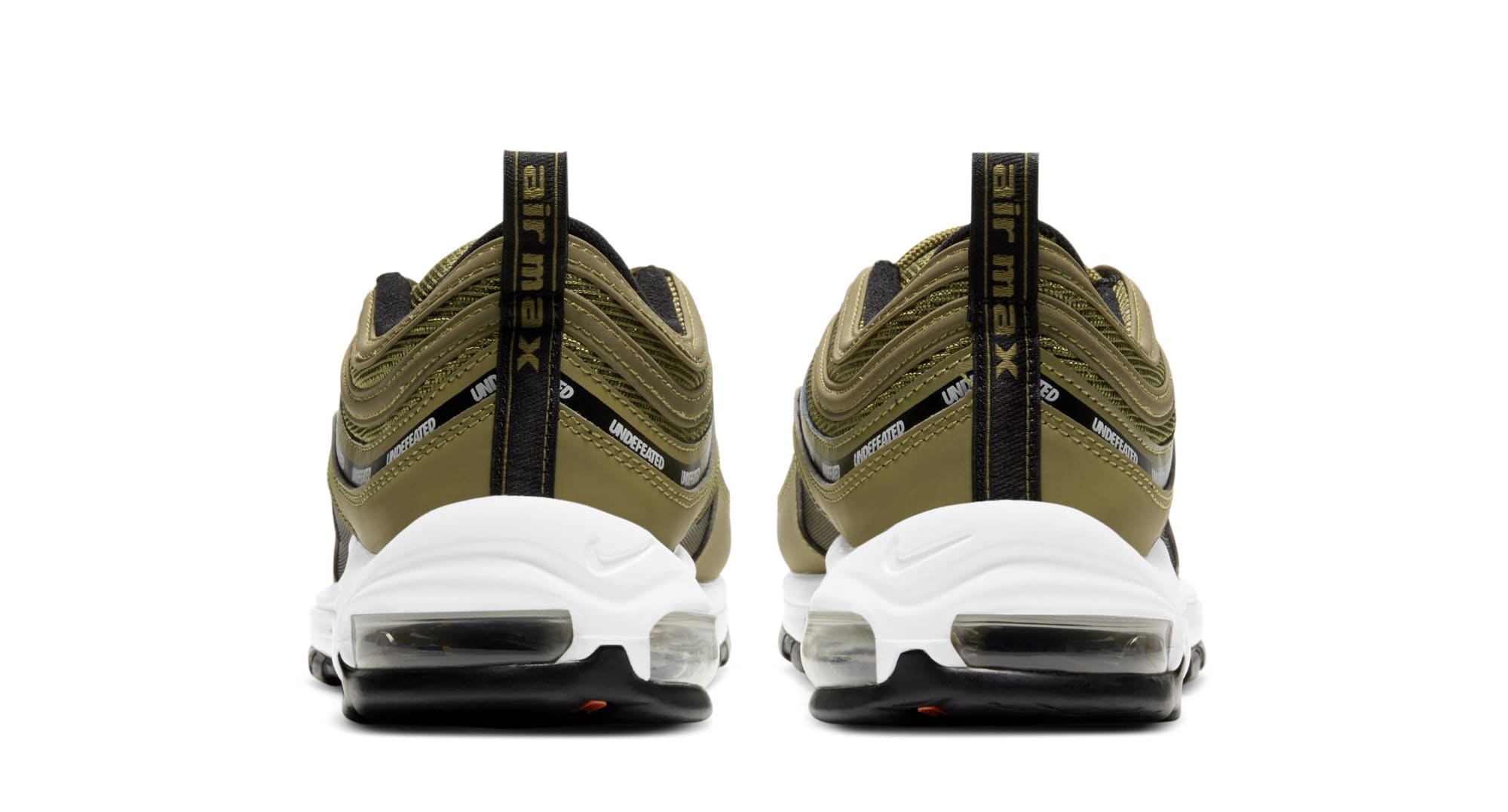 Undefeated x Nike Air Max 97 'Militia Green' DC4830-300 (Heel)