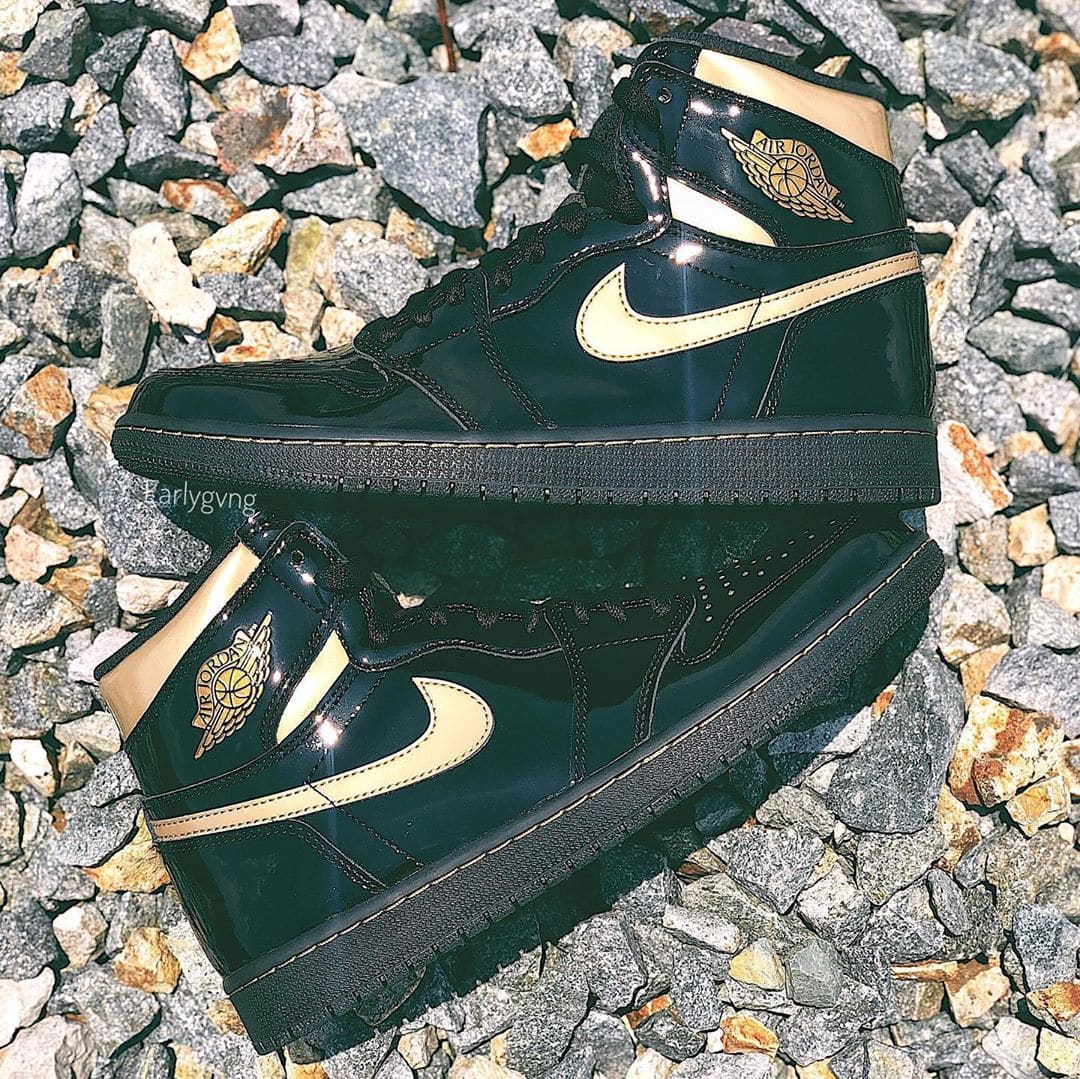 j1 black and gold