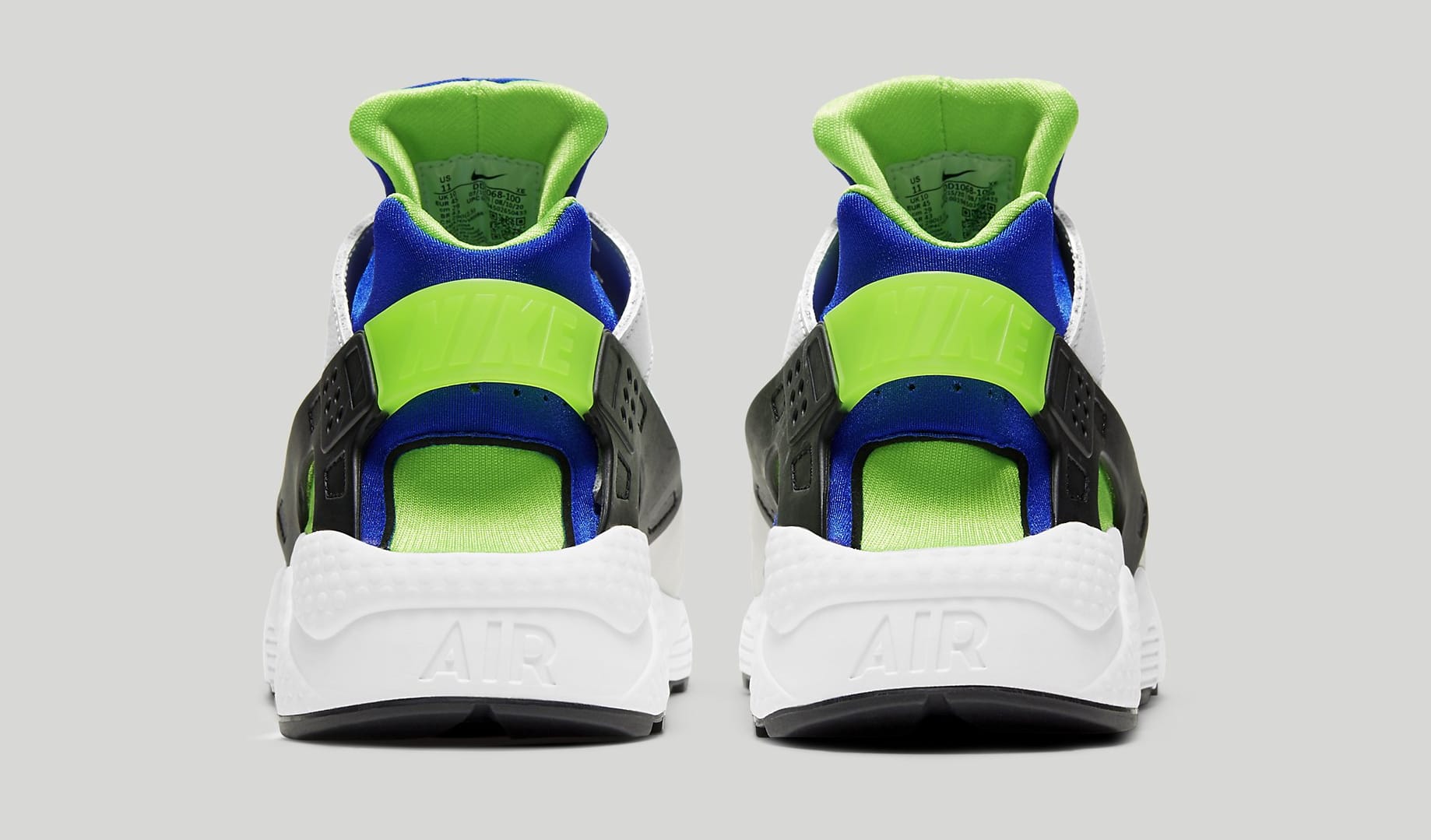 Nike Air Huarache 'Scream Green' DD1068-100 Lateral