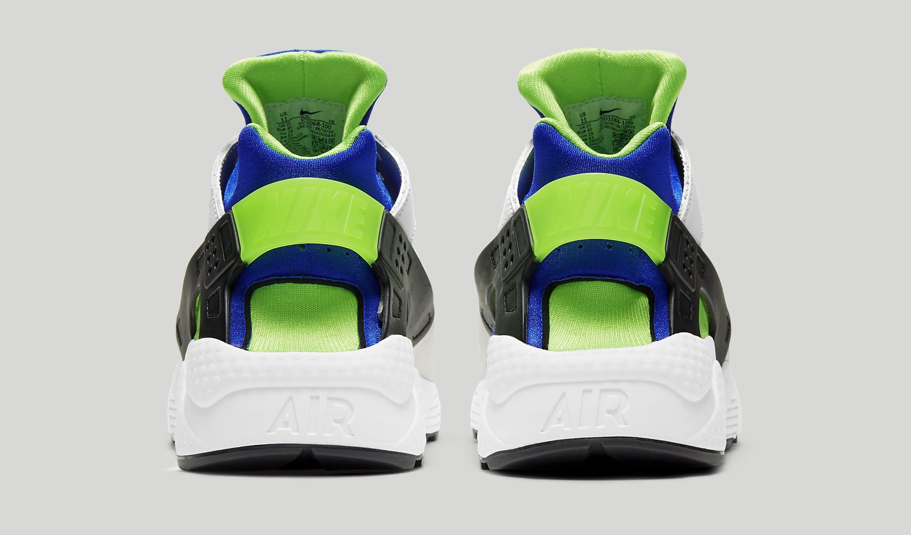 nike huarache junior green