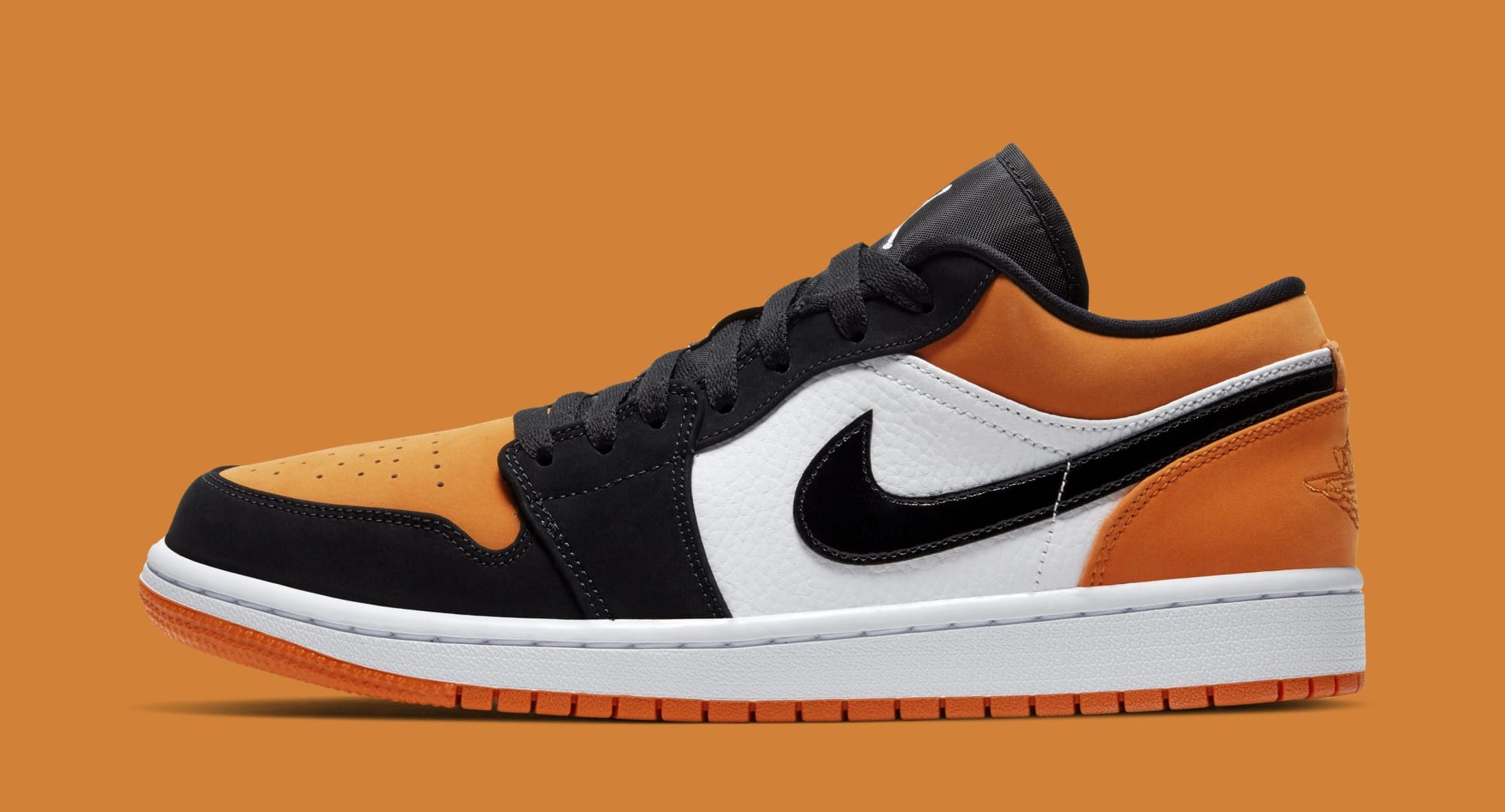 orange air jordan 1 low