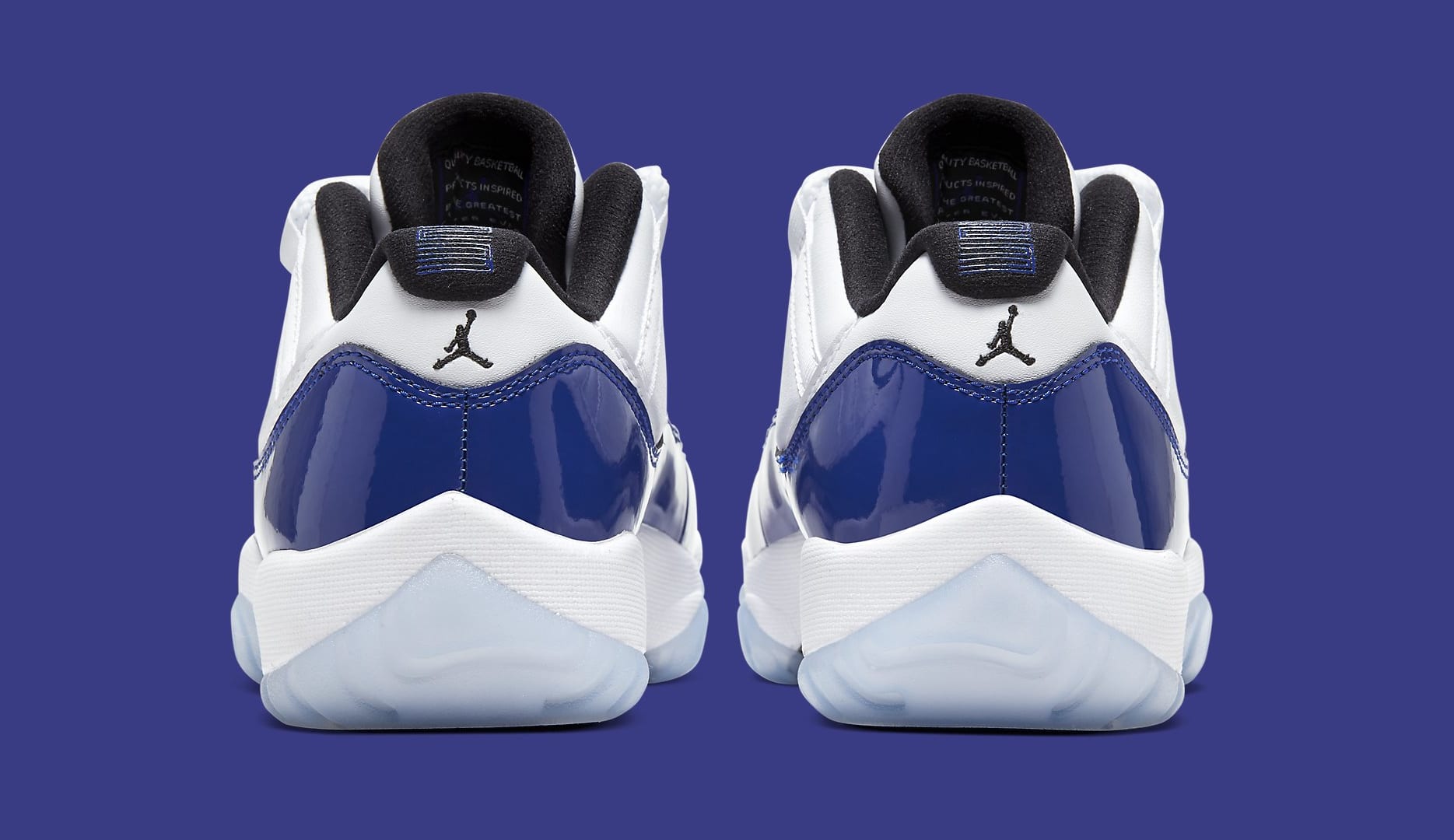 jordan 11 low purple and white