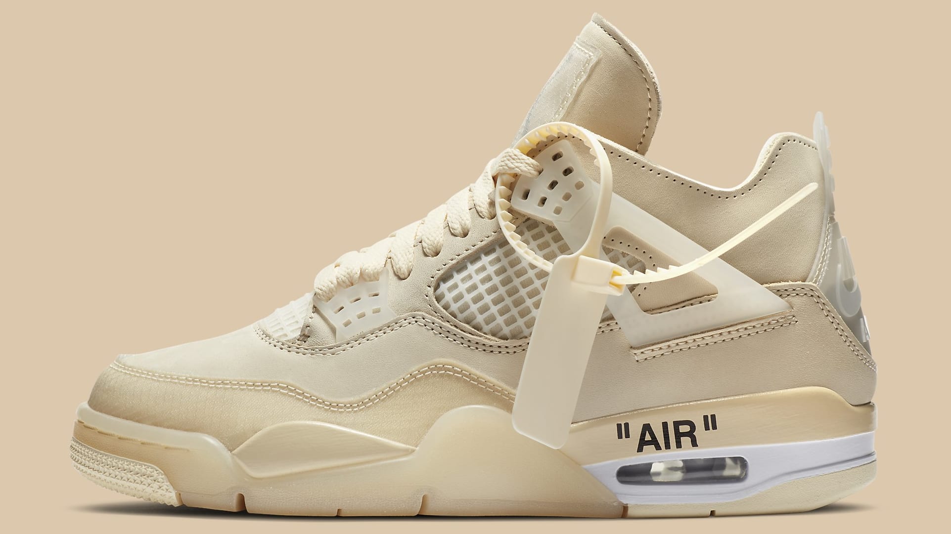 Off White X Air Jordan 4 Retro Women S Sail Release Date Cv9388 100 Sole Collector