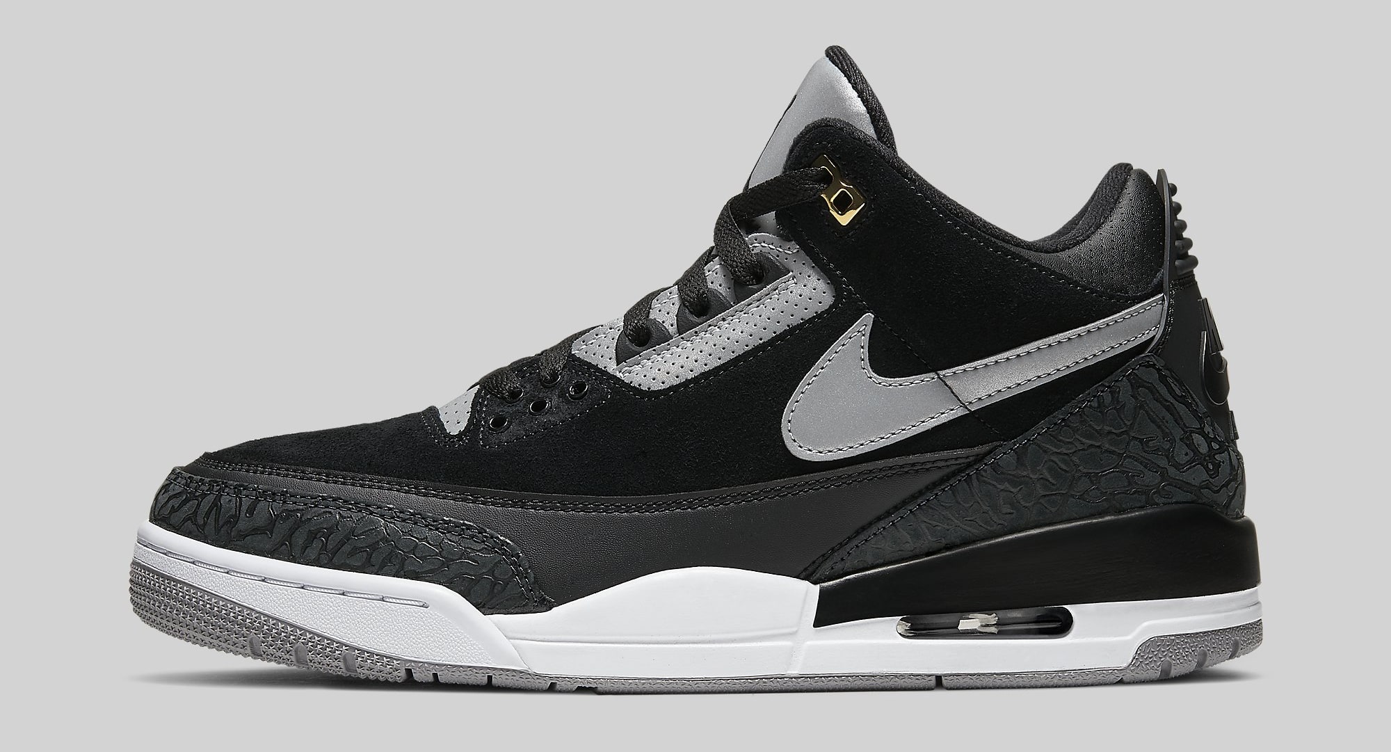 Air Jordan 3 Th Sp Black Cement Grey Metallic Gold Ck4348 007 Release Date Sole Collector