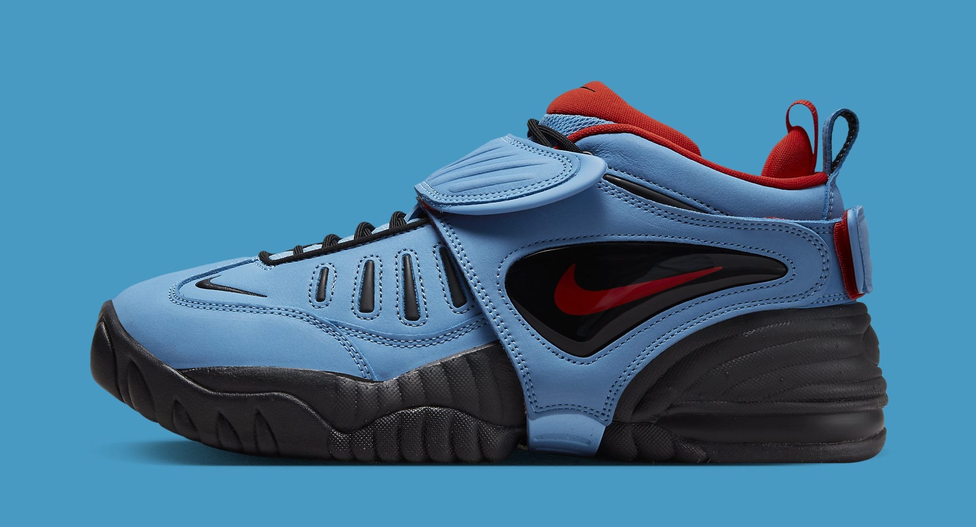 Ambush x Nike Air Adjust Force 'University Blue/Habanero Red' (Lateral)