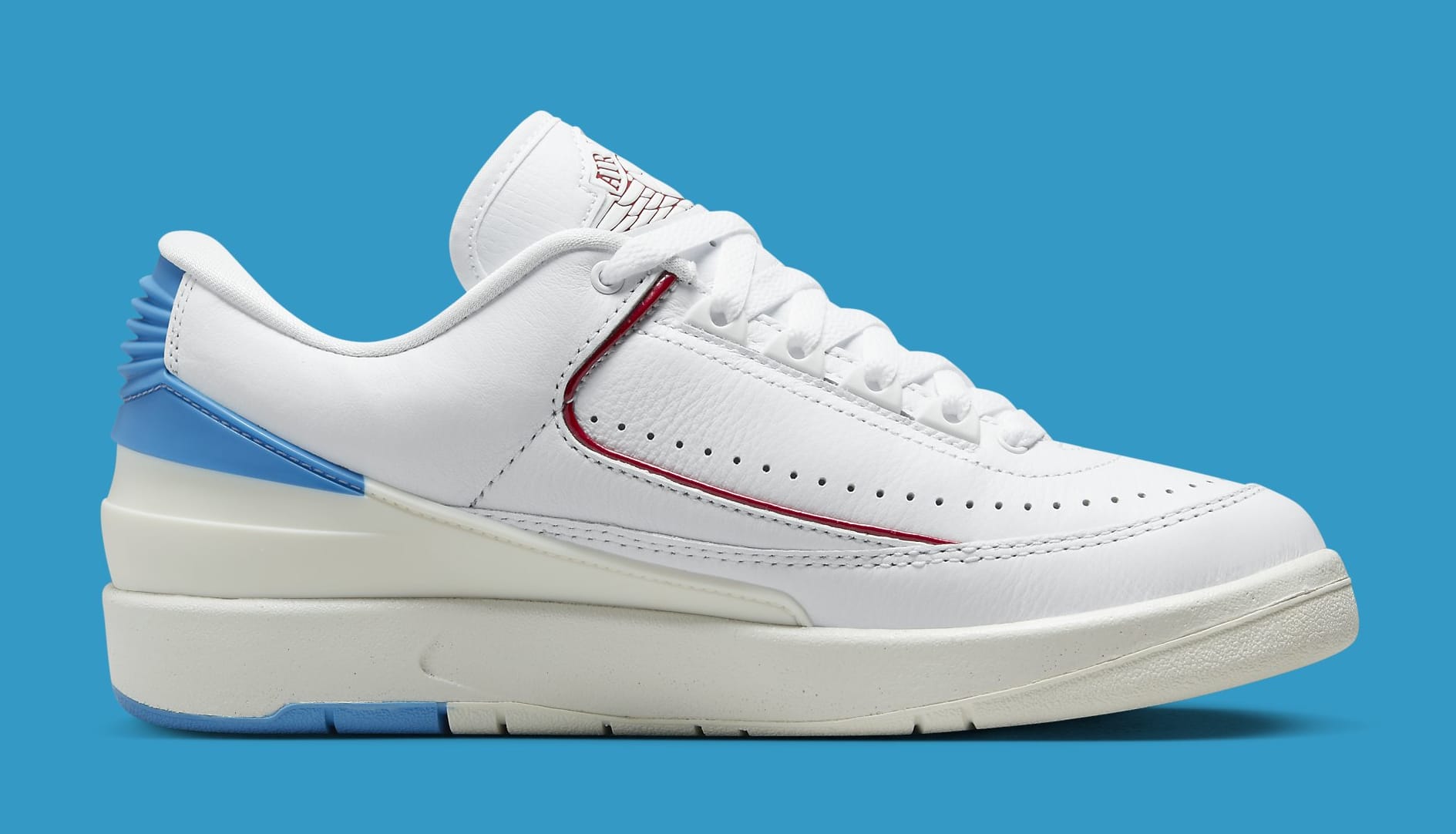 Air Jordan 2 Low Women's 'UNC to Chicago' DX4401 164 Medial