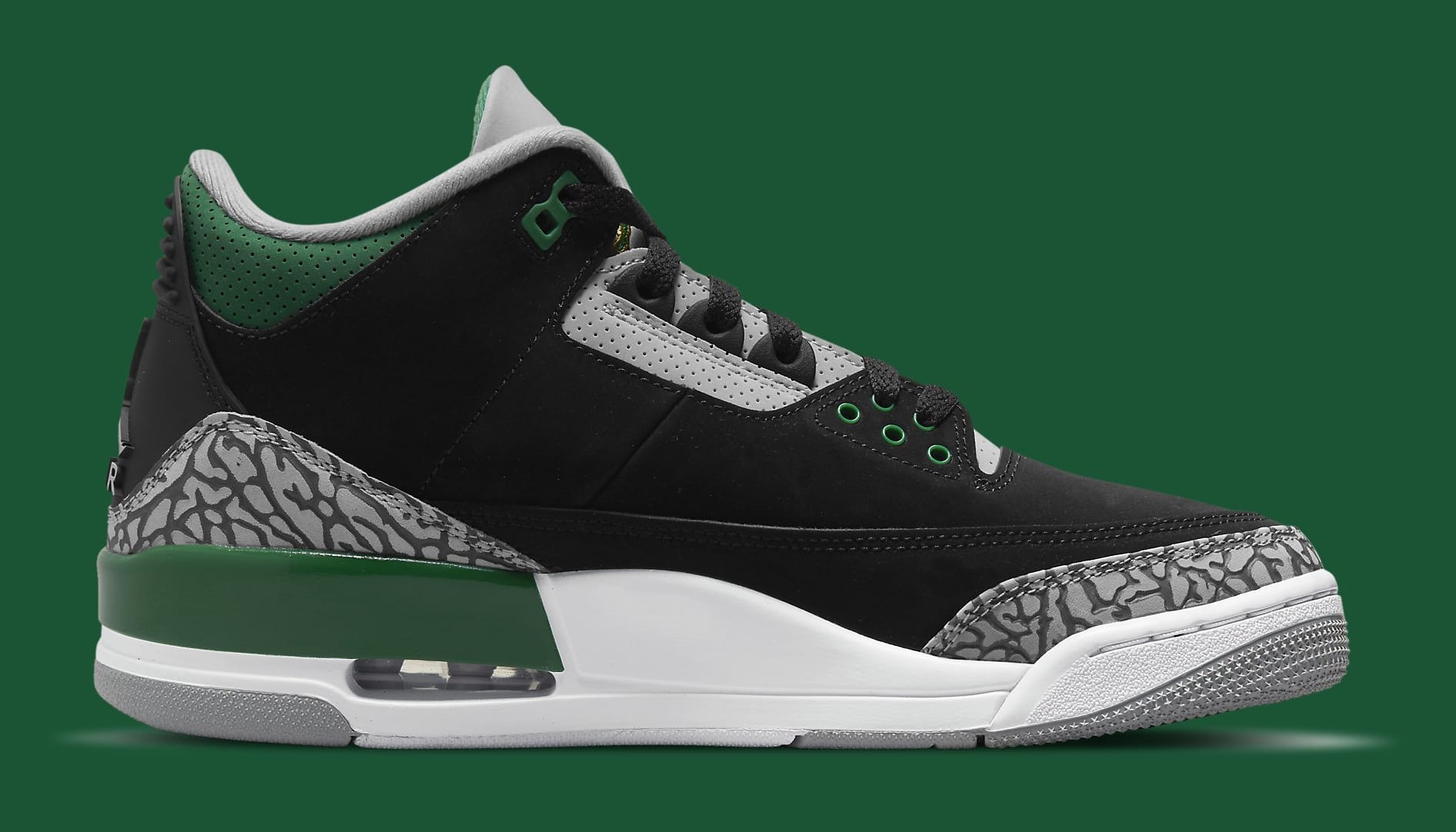 green and black jordan 3