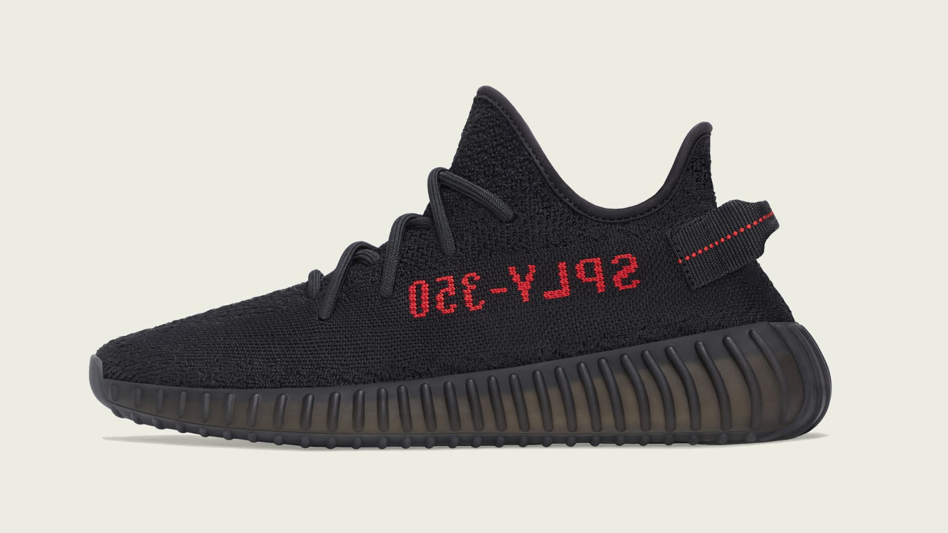 Adidas Yeezy Boost 350 V2 Black/Red CP9652 Lateral
