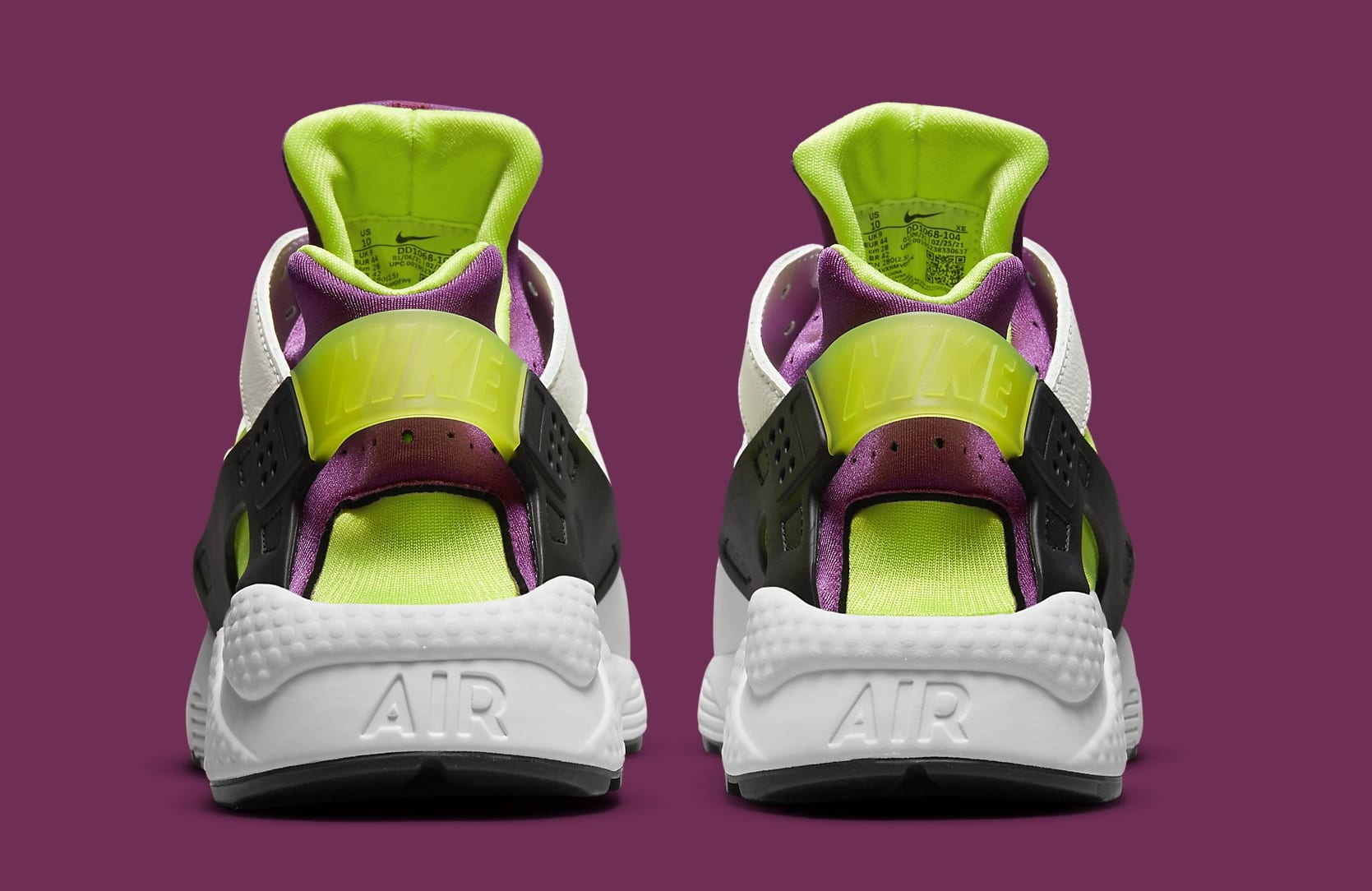 Nike Air Huarache Neon Yellow Magenta Release Date Dd1068 104 Sole Collector