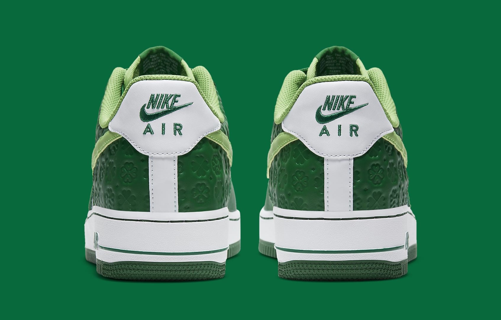 Nike Air Force 1 Low 'St. Patrick's Day' DD8458-300 Heel