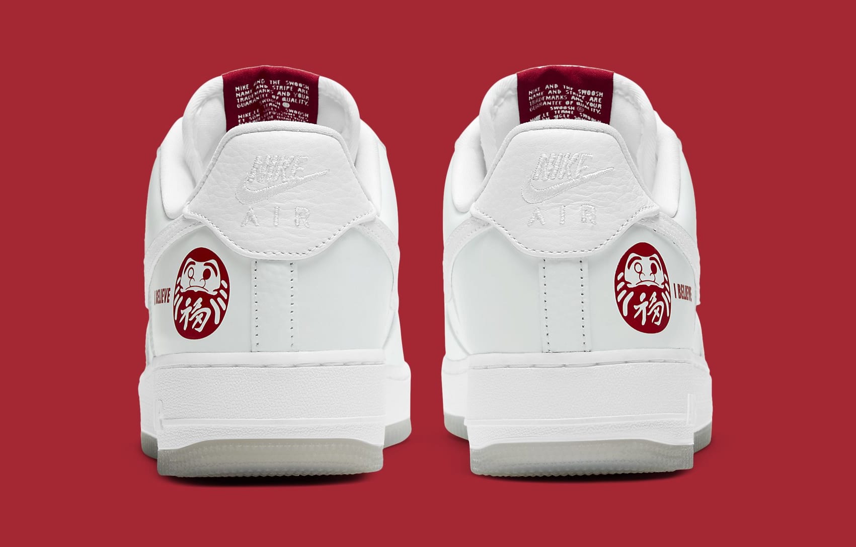 BAIT x Nike Air Force 1 Low 'I Believe' DD9941-100 Heel