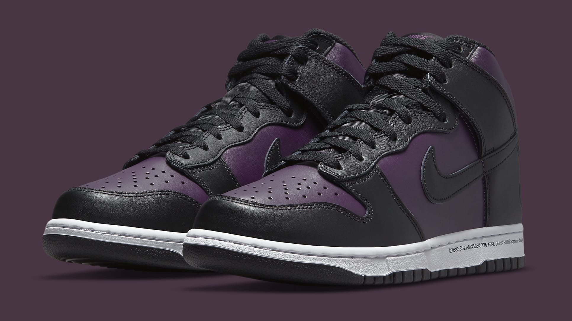 Fragment x Nike Dunk High Collab 2021