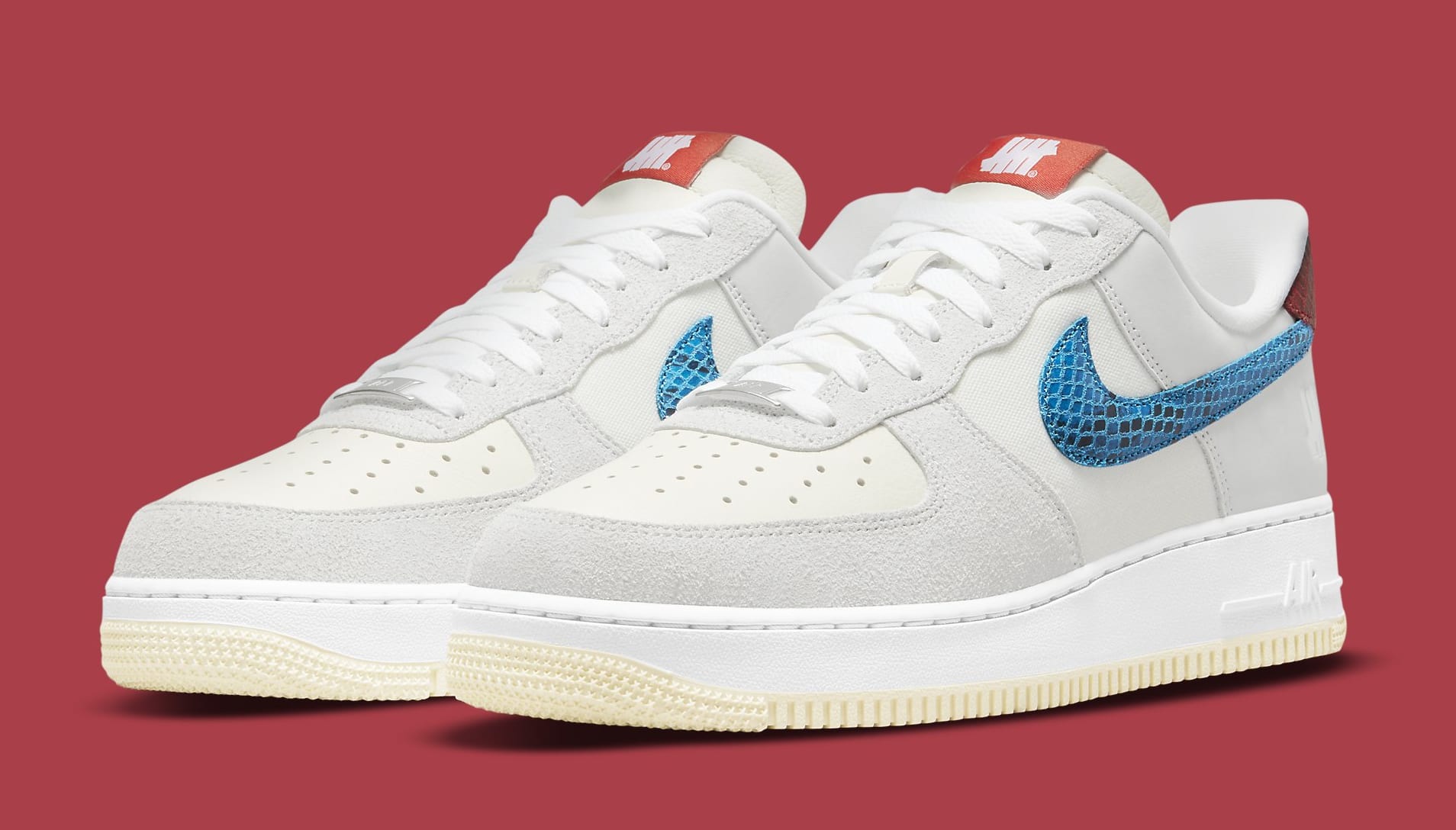 undefeated x nike air force 1 low 5 on it