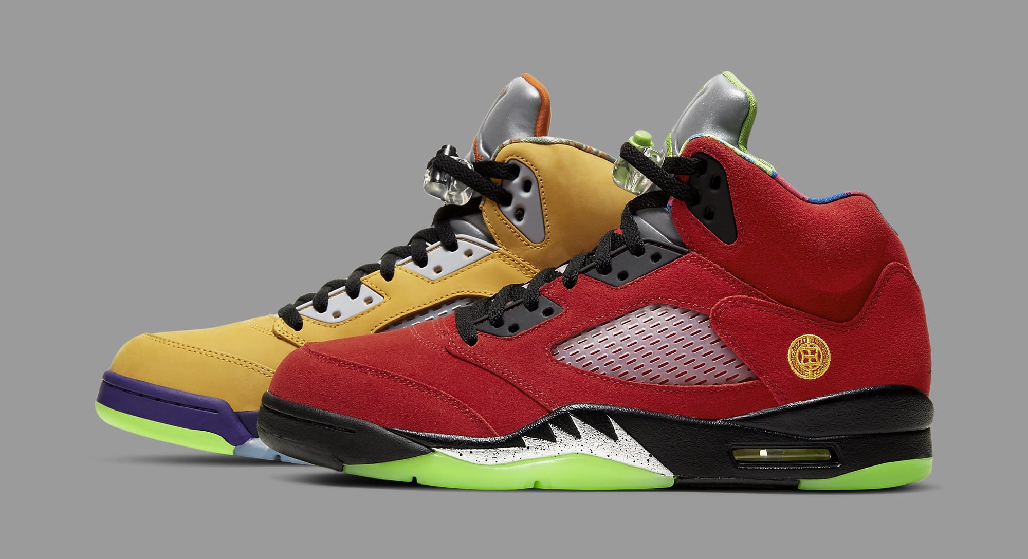 jordan 5s red and yellow