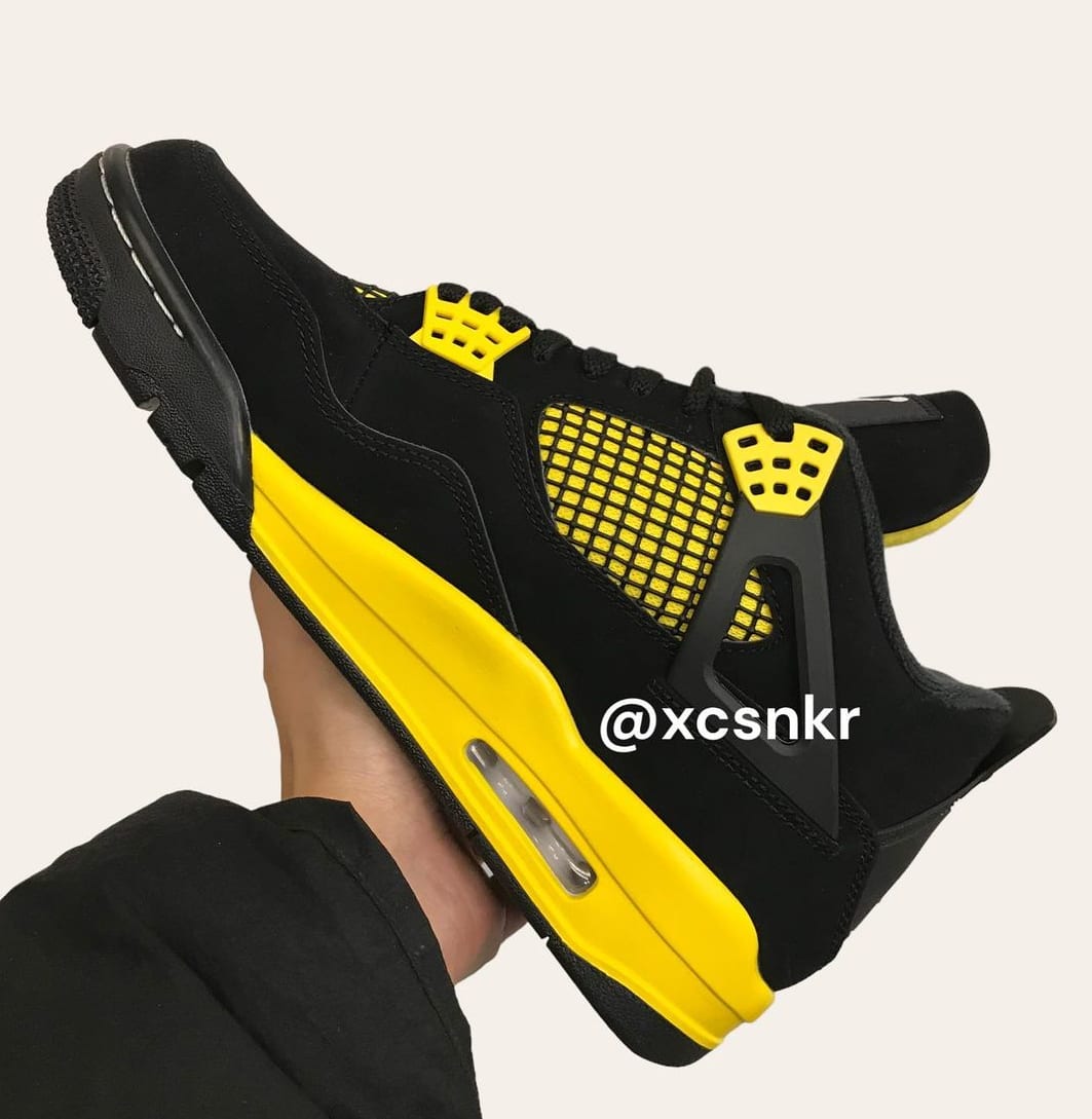 Air Jordan 4 IV 'Thunder' Retro Summer 2023 Release Date Sole Collector