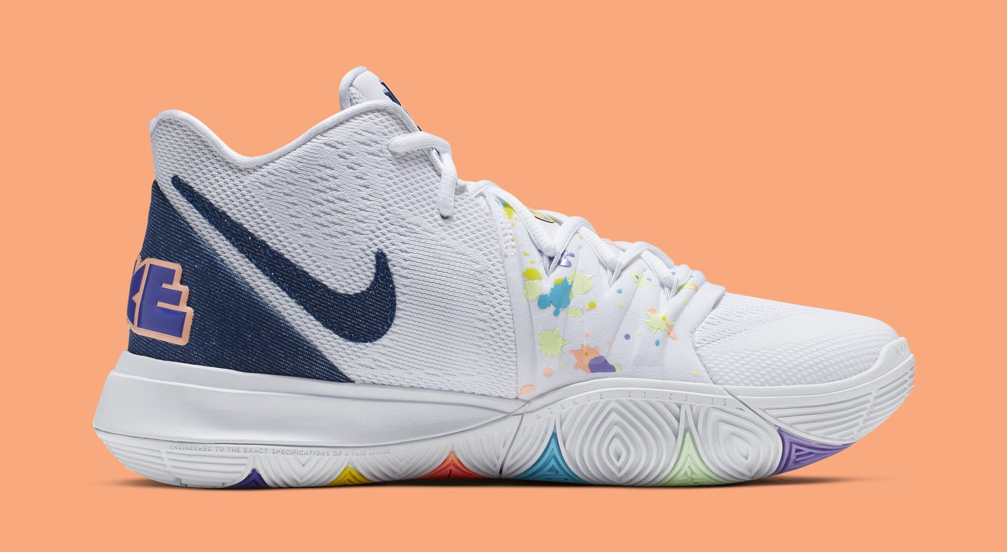 kyrie white denim