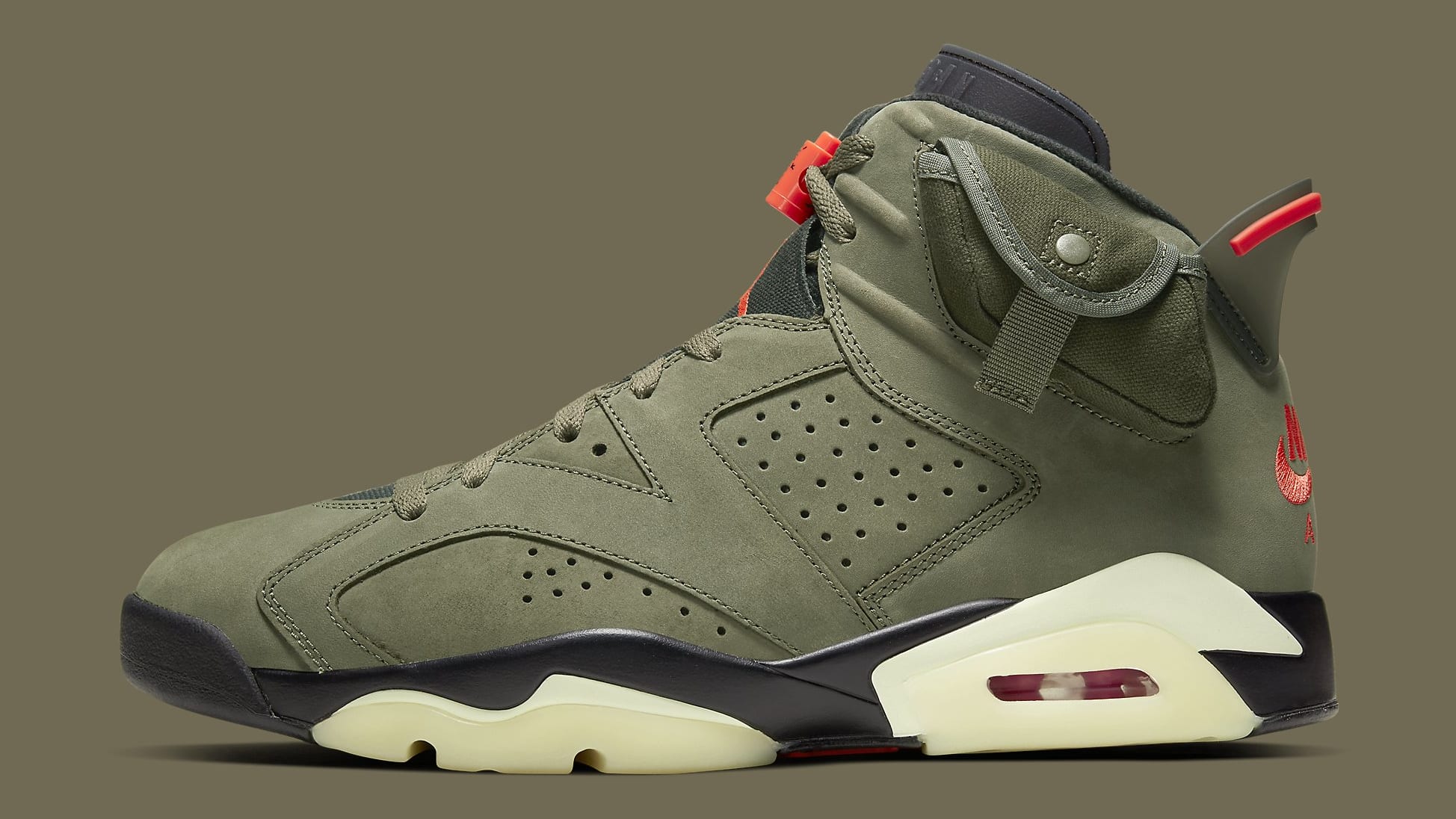 Travis Scott Air Jordan 6 Vi Medium Olive Release Date Cn1084 0 Sole Collector