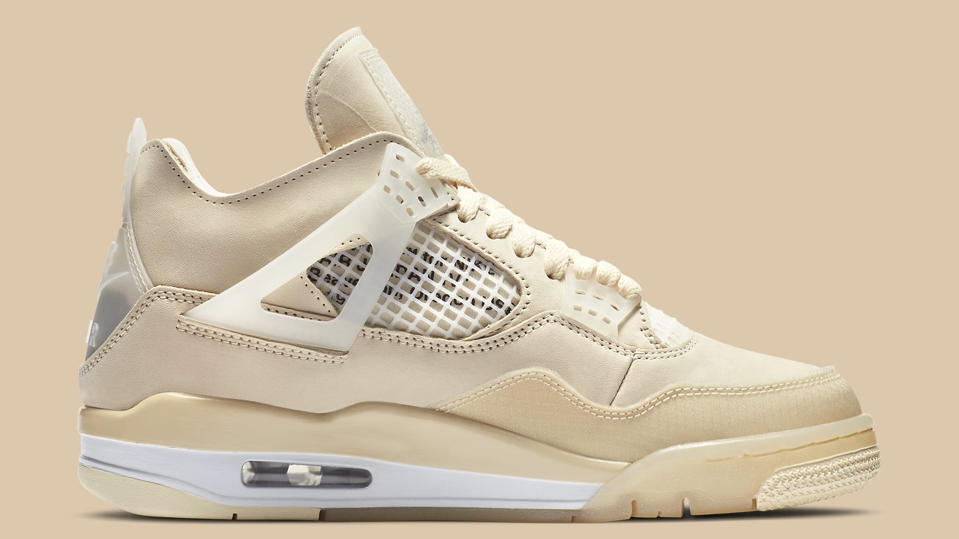 Off-White x Air Jordan 4 Retro Women's 'Sail' Release Date CV9388-100 ...