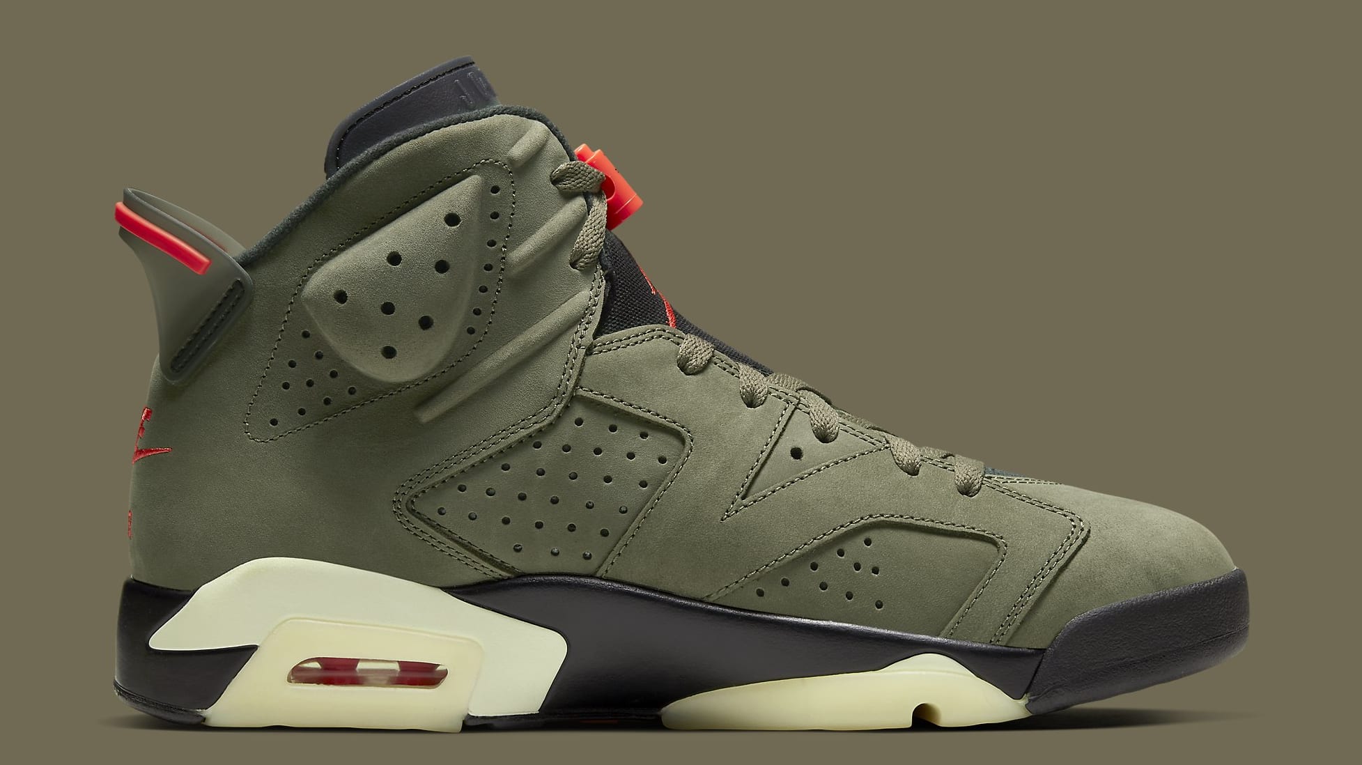 Travis Scott Air Jordan 6 Vi Medium Olive Release Date Cn1084 200