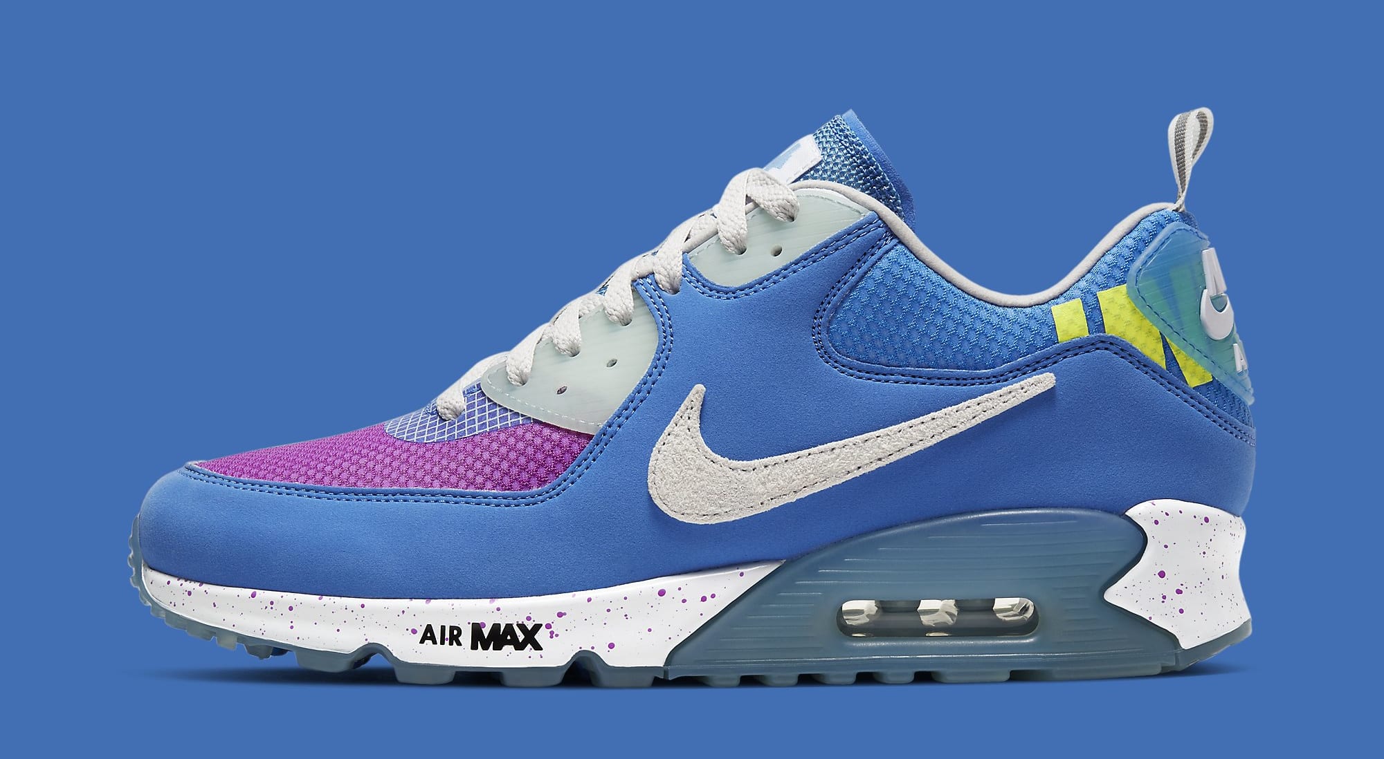 undefeated x air max 90 pacific blue