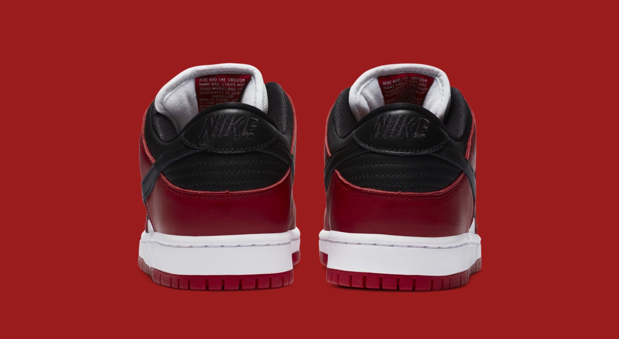 Nike SB Dunk Low 'Chicago' BQ6817-600 Heel