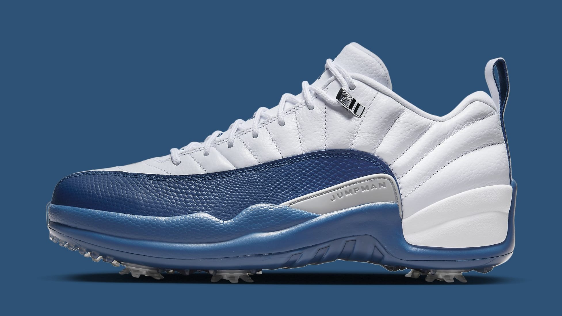 blue jordan golf shoes