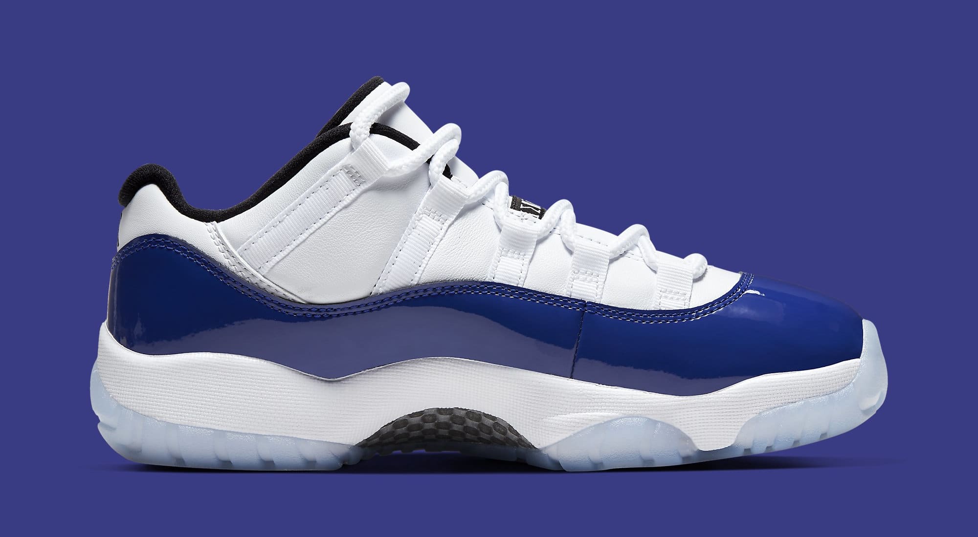 jordan 11 low purple and white