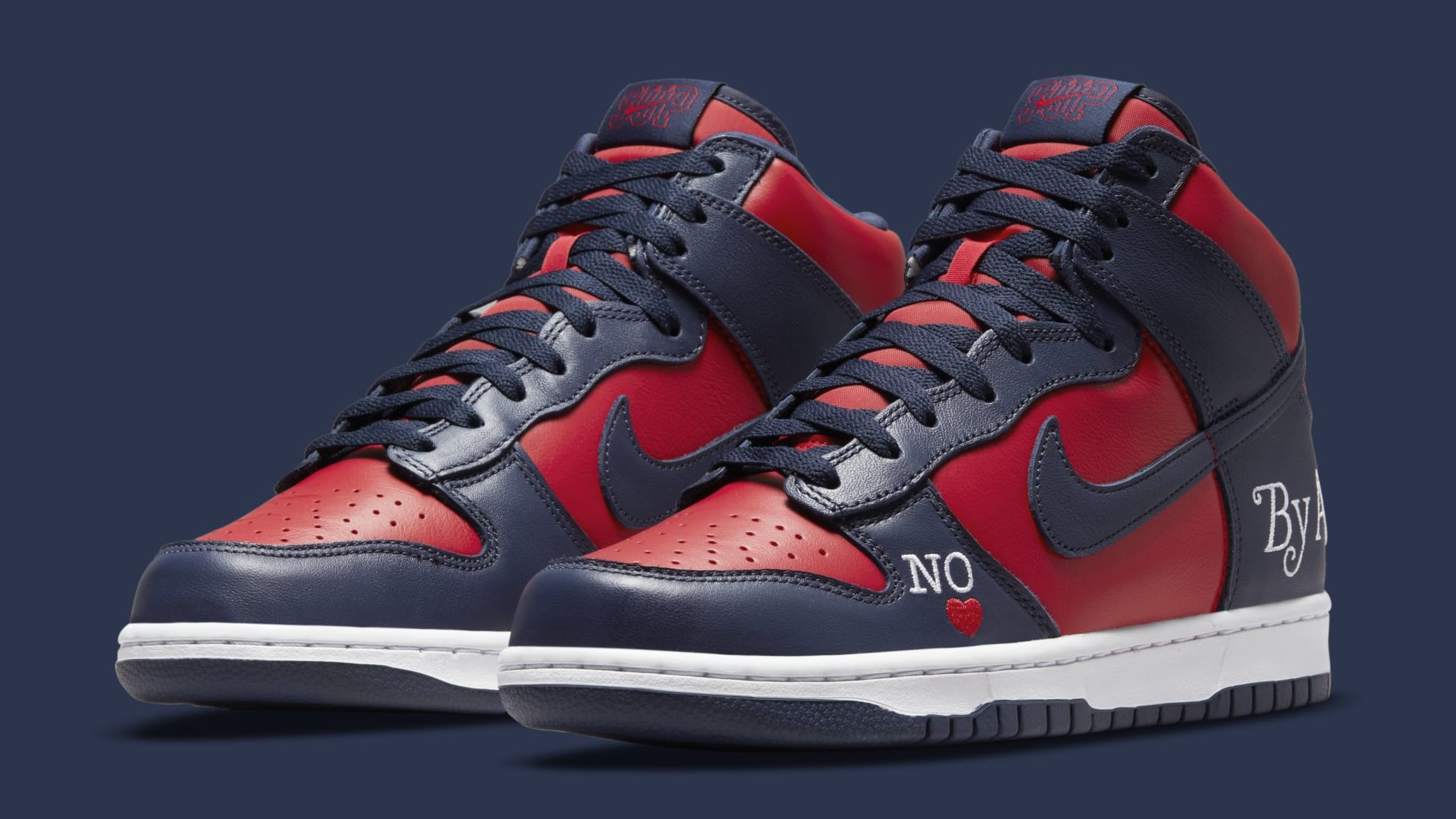 supreme x nike dunk high