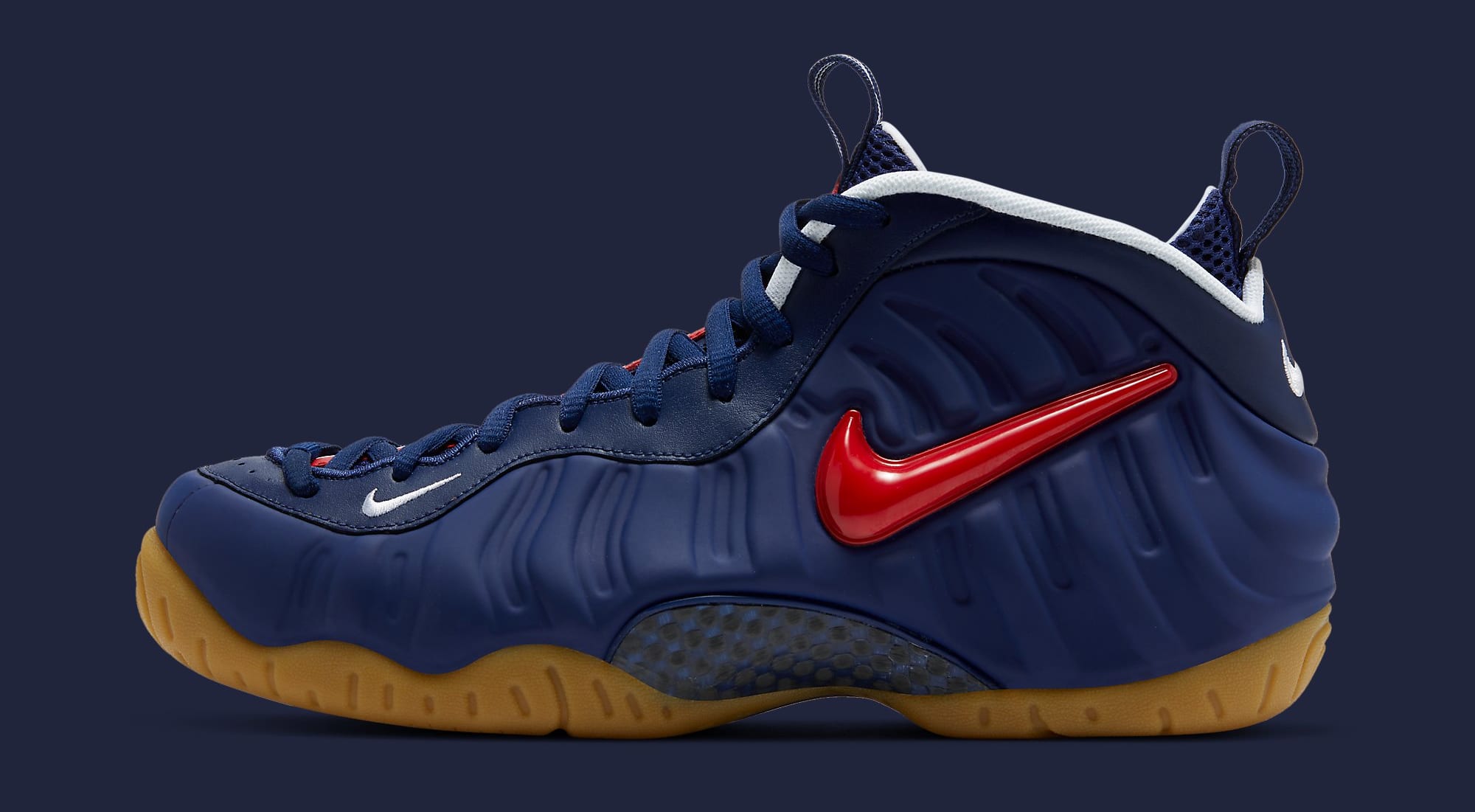 nike air foamposite pro blue void university red