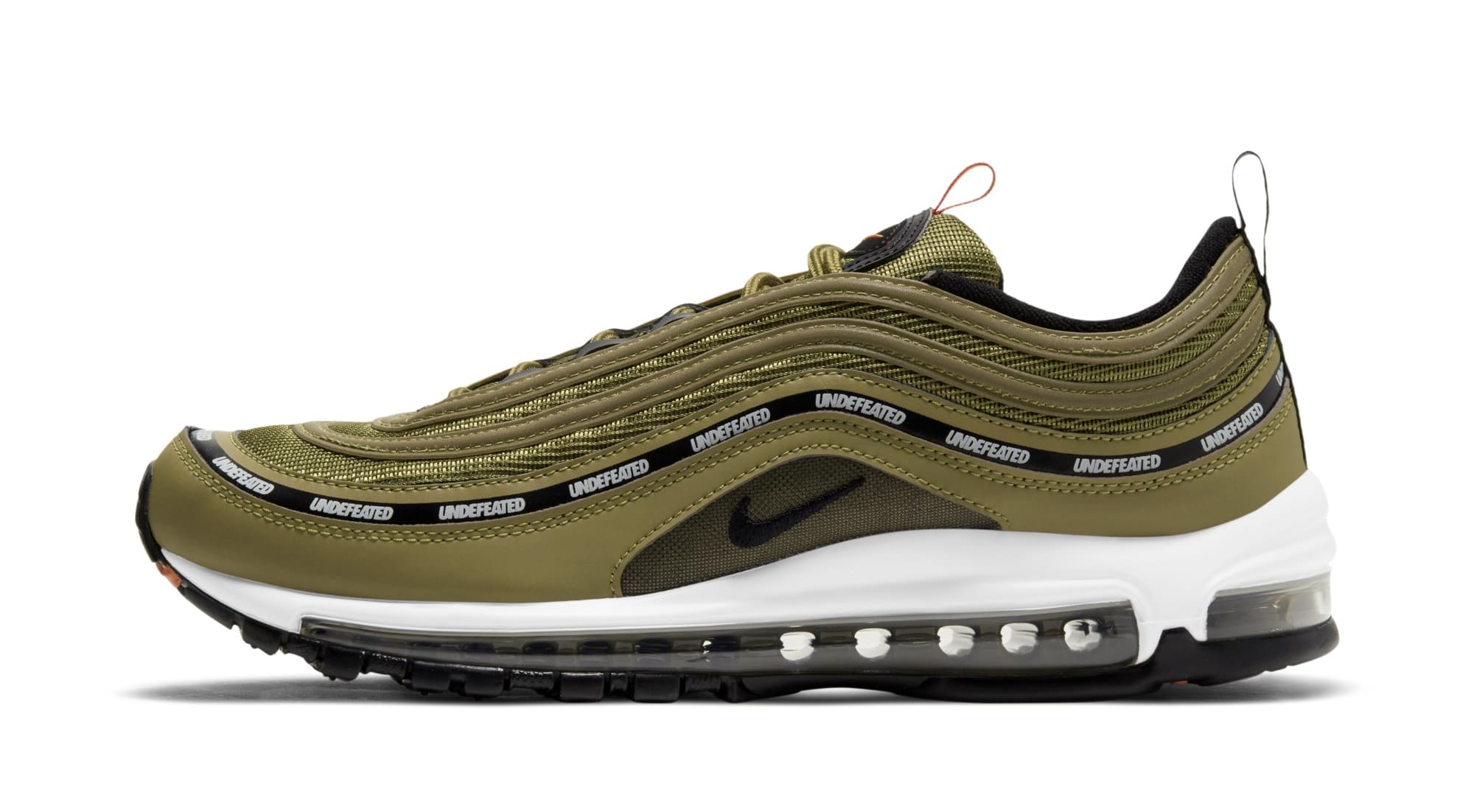 Undefeated x Nike Air Max 97 'Militia Green' DC4830-300 (Lateral)