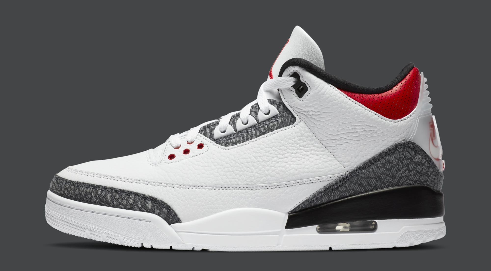 fire red jordan 3 japan