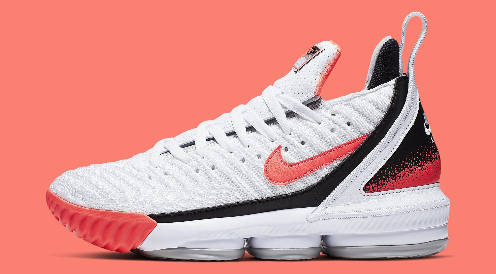 Lebron hot lava white